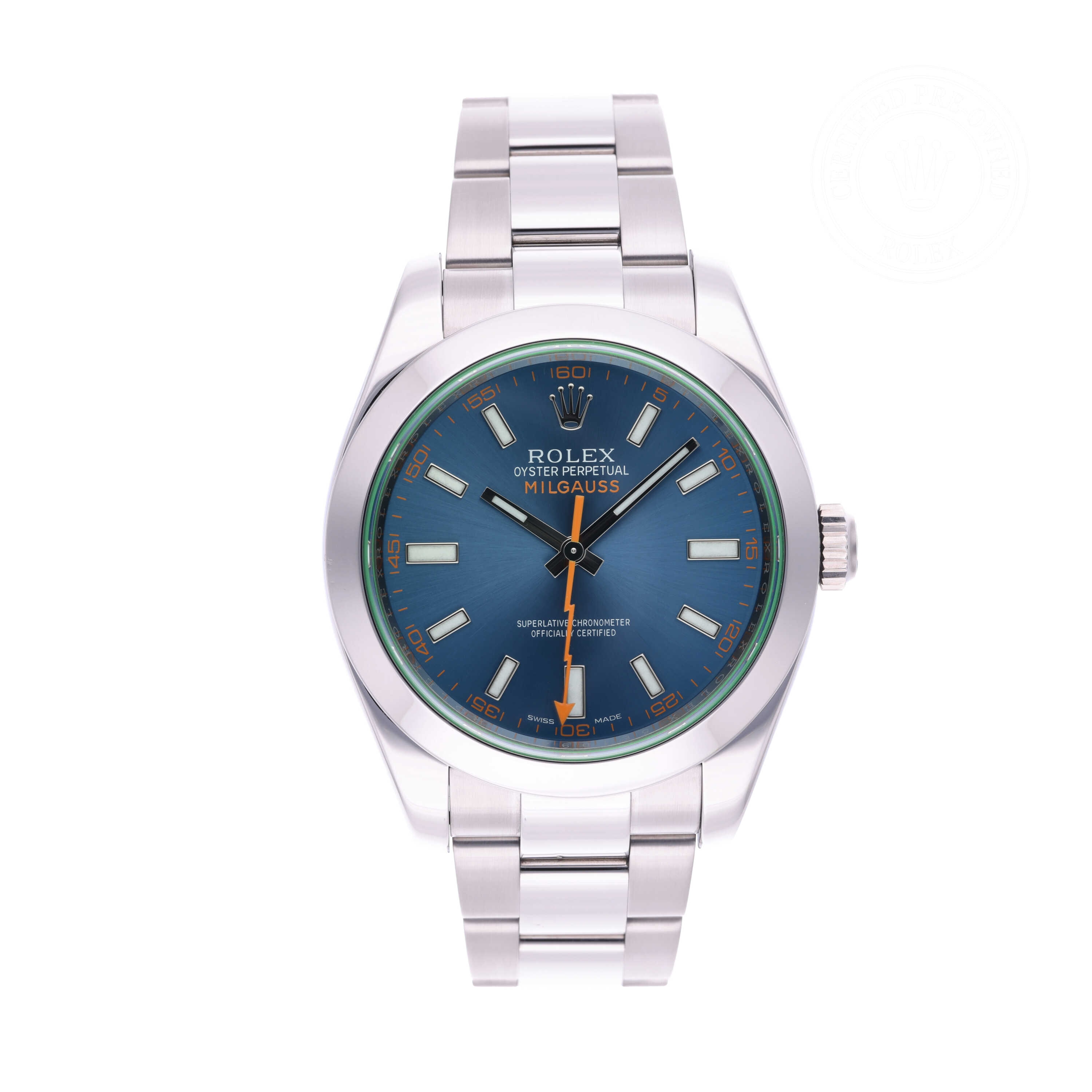 Rolex Milgauss Official Certified Pre-Owned