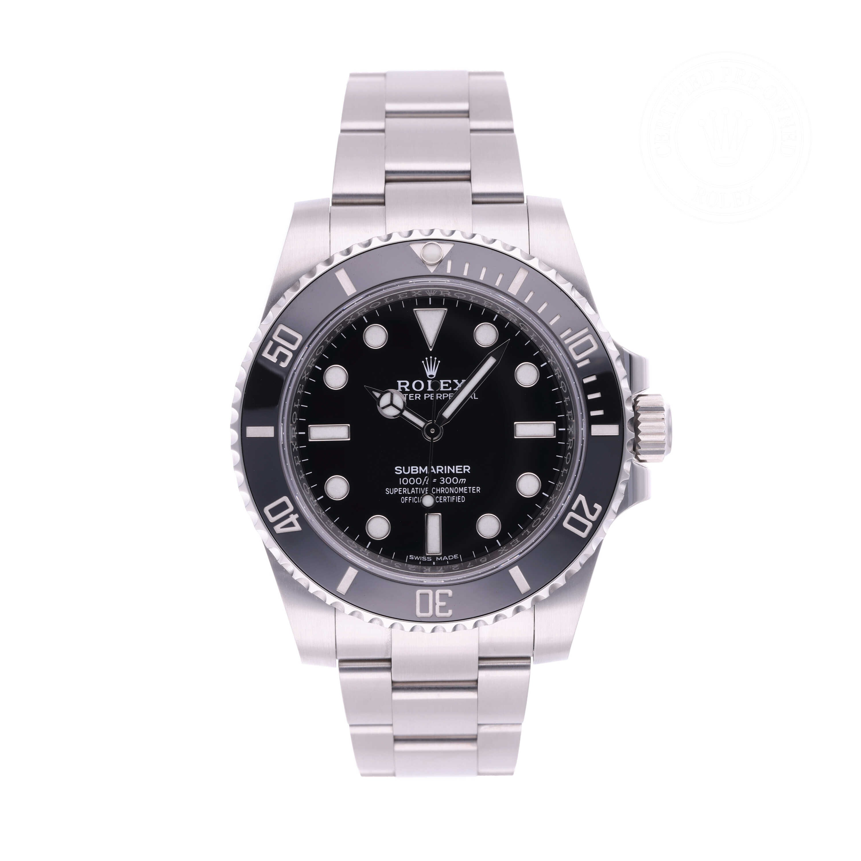 Rolex Submariner Official Certified Pre-Owned