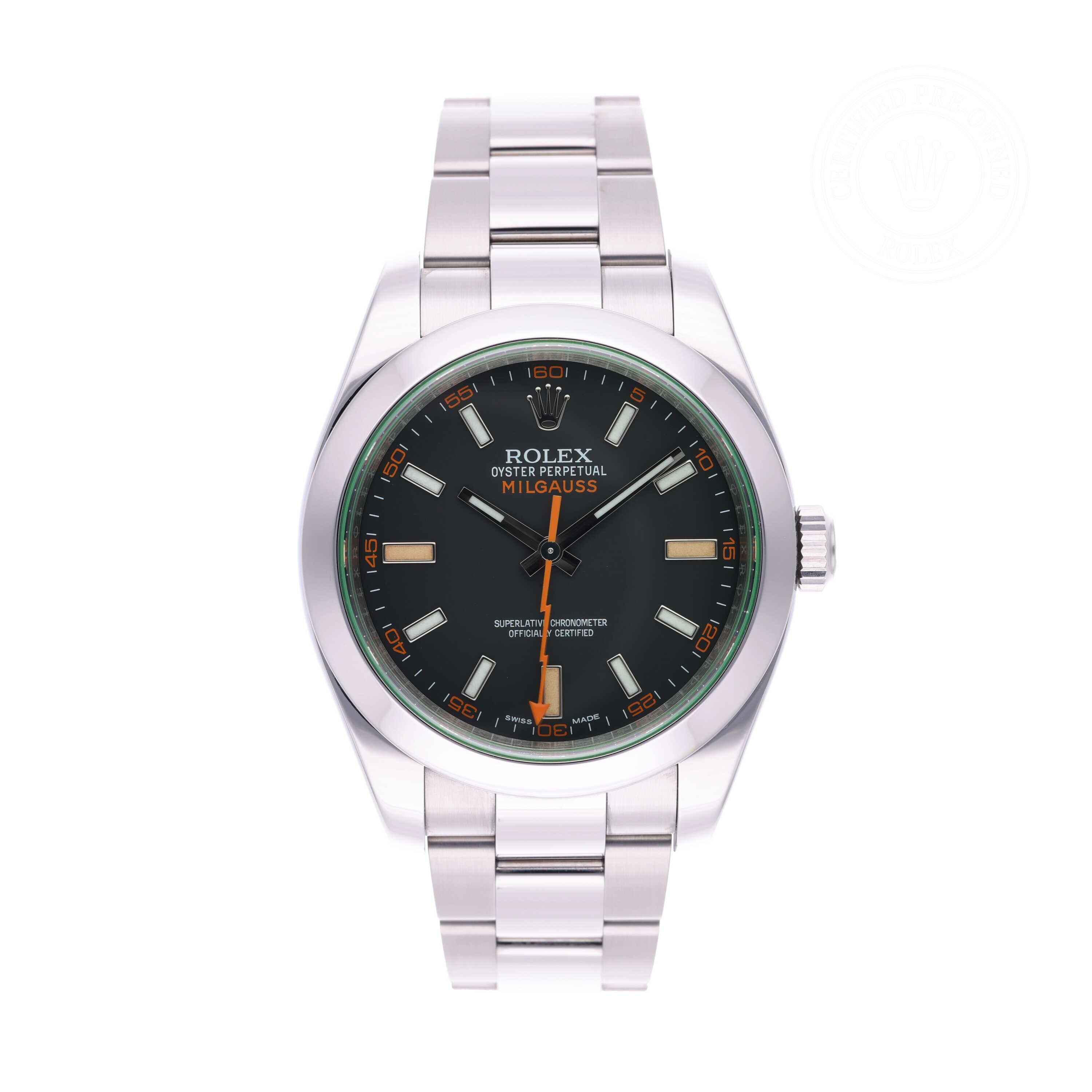Rolex Milgauss Official Certified Pre-Owned