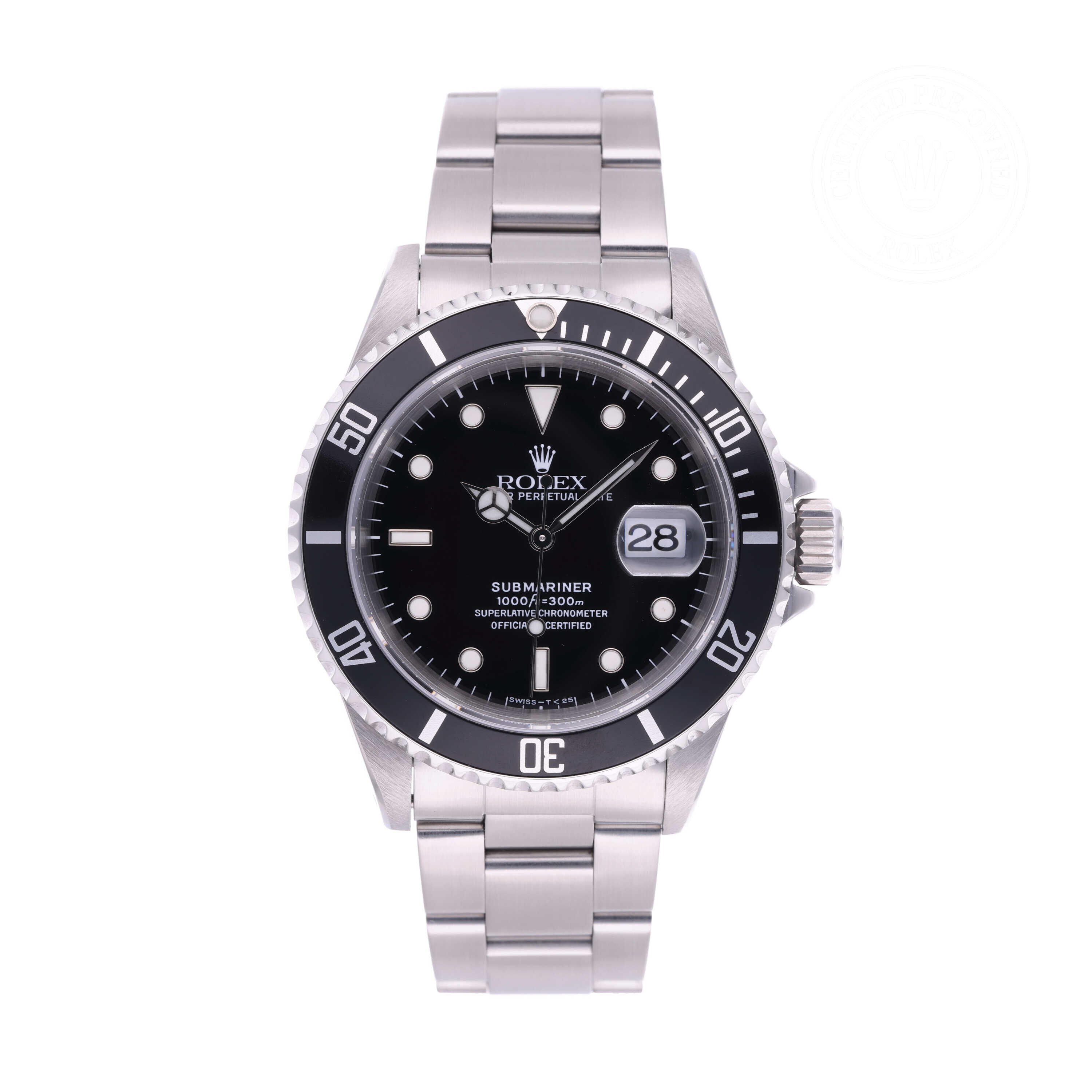 Rolex Submariner Date Official Certified Pre-Owned