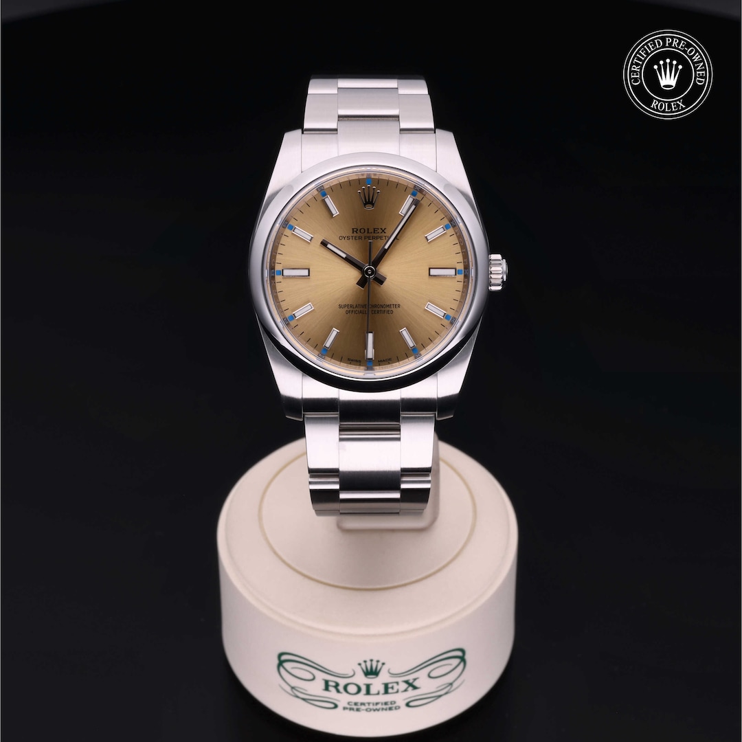Rolex Rolex Certified Pre-Owned Oyster Perpetual 34 Rolex Rolex Certified Pre-Owned Oyster Perpetual 34