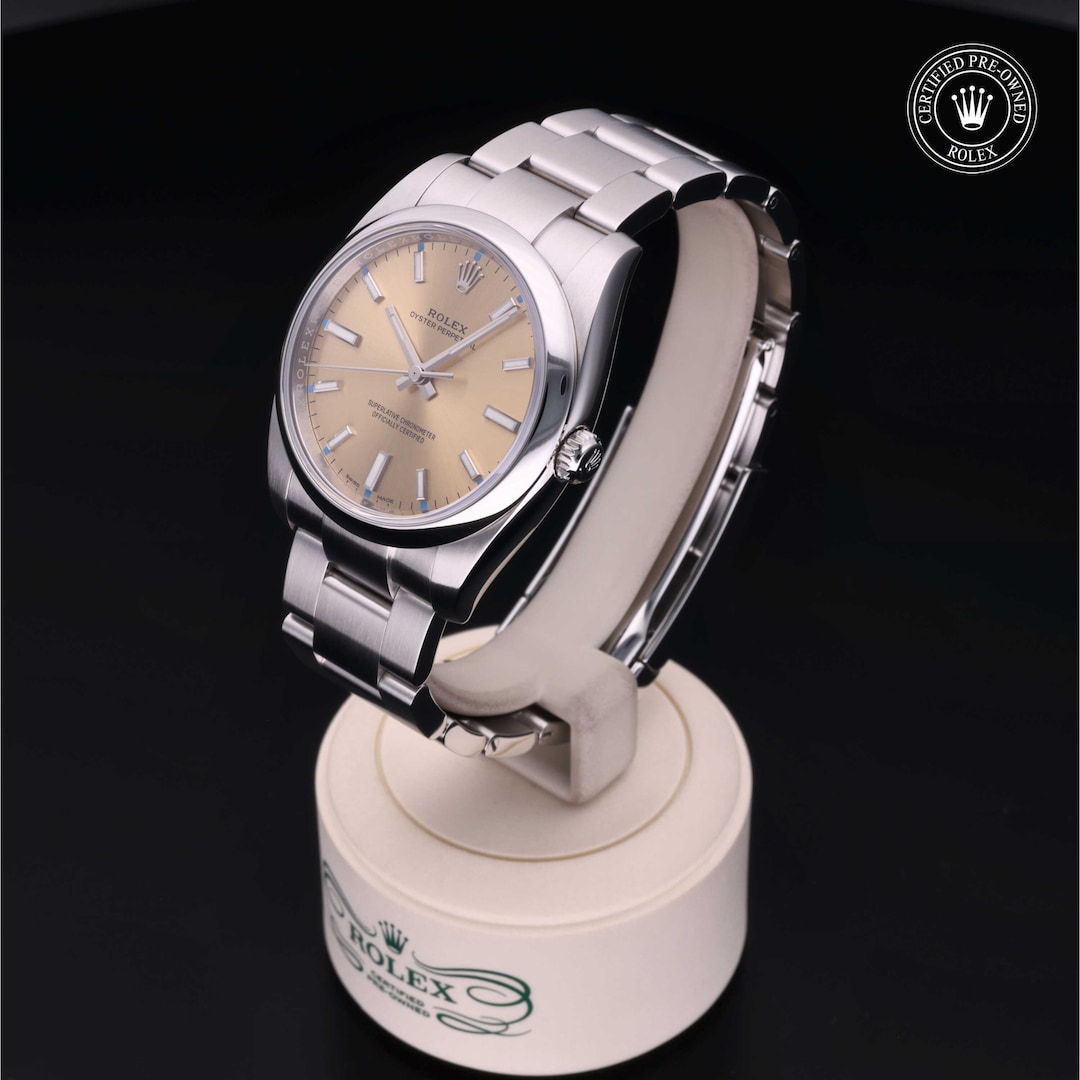 Rolex Rolex Certified Pre-Owned Oyster Perpetual 34 Rolex Rolex Certified Pre-Owned Oyster Perpetual 34