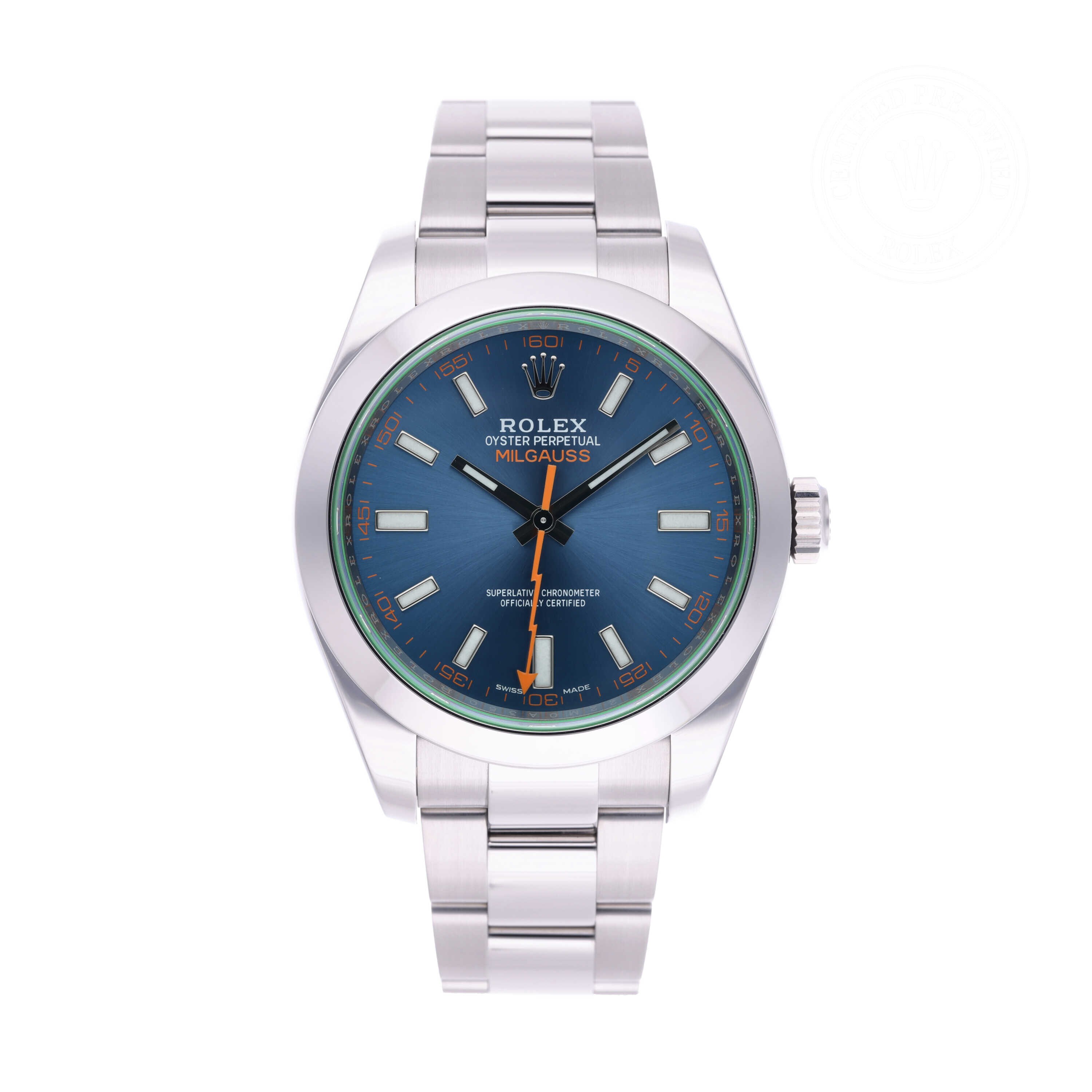 Rolex Milgauss Official Certified Pre-Owned