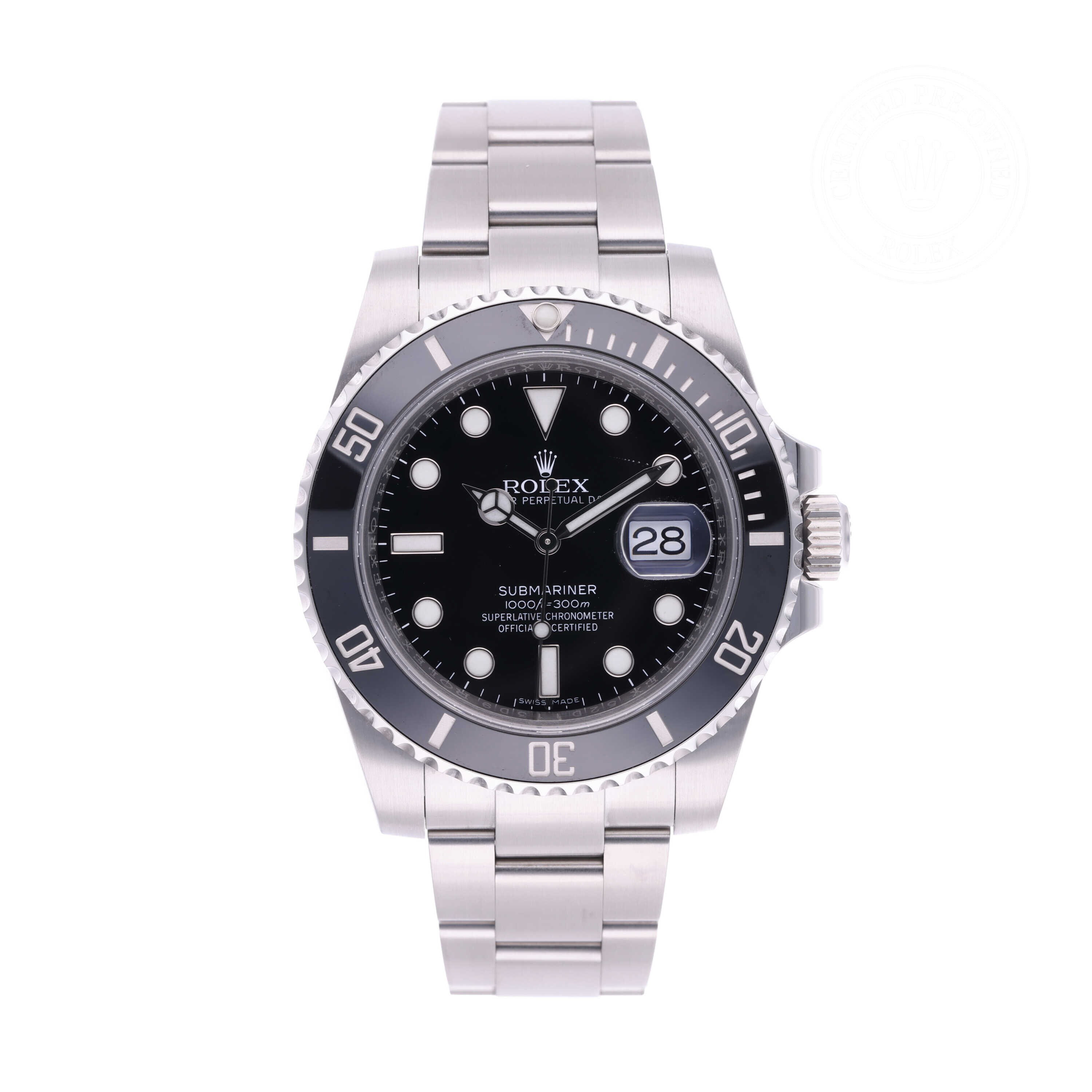 Rolex Submariner Date Official Certified Pre-Owned