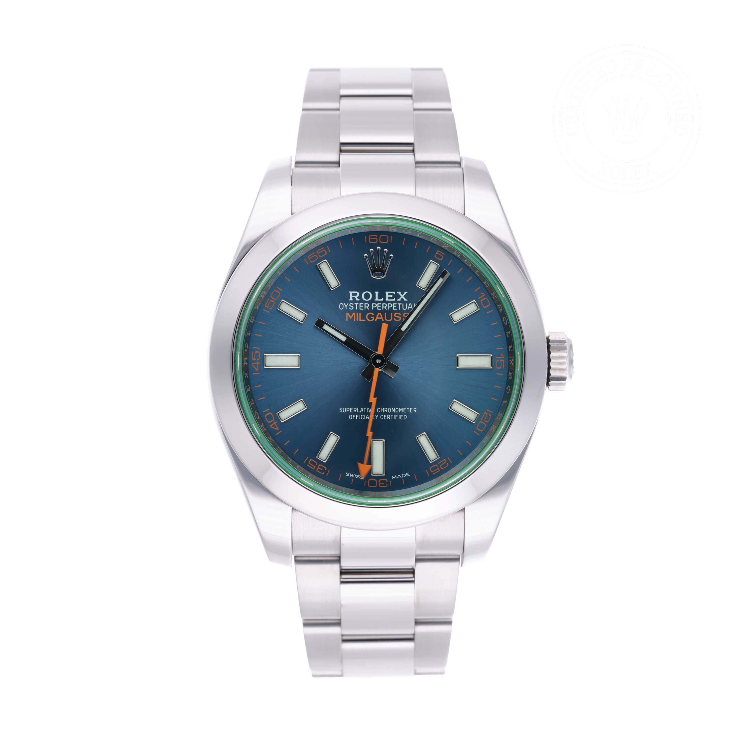 Rolex Milgauss Official Certified Pre-Owned