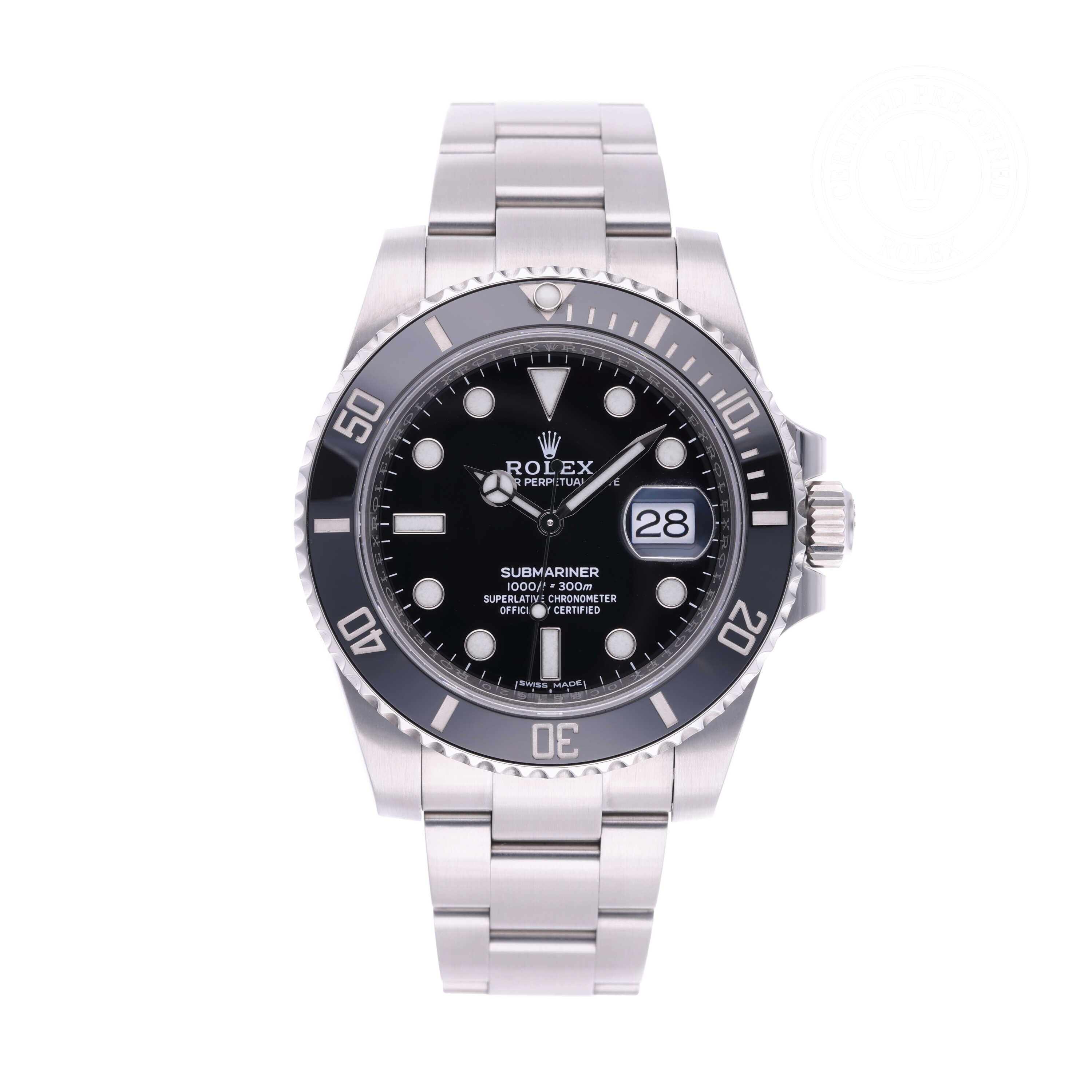 Rolex Submariner Date Official Certified Pre-Owned