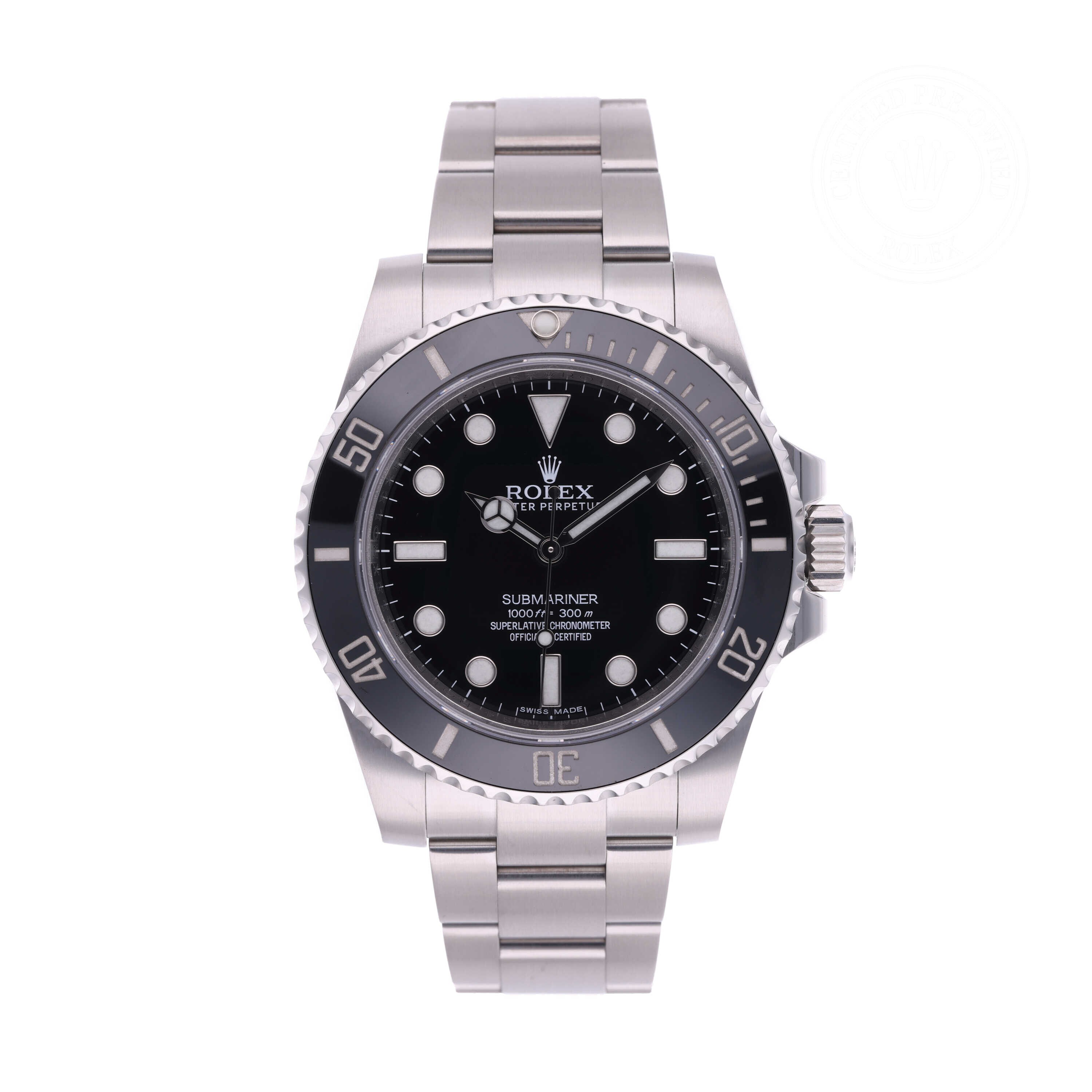 Rolex Submariner Official Certified Pre-Owned