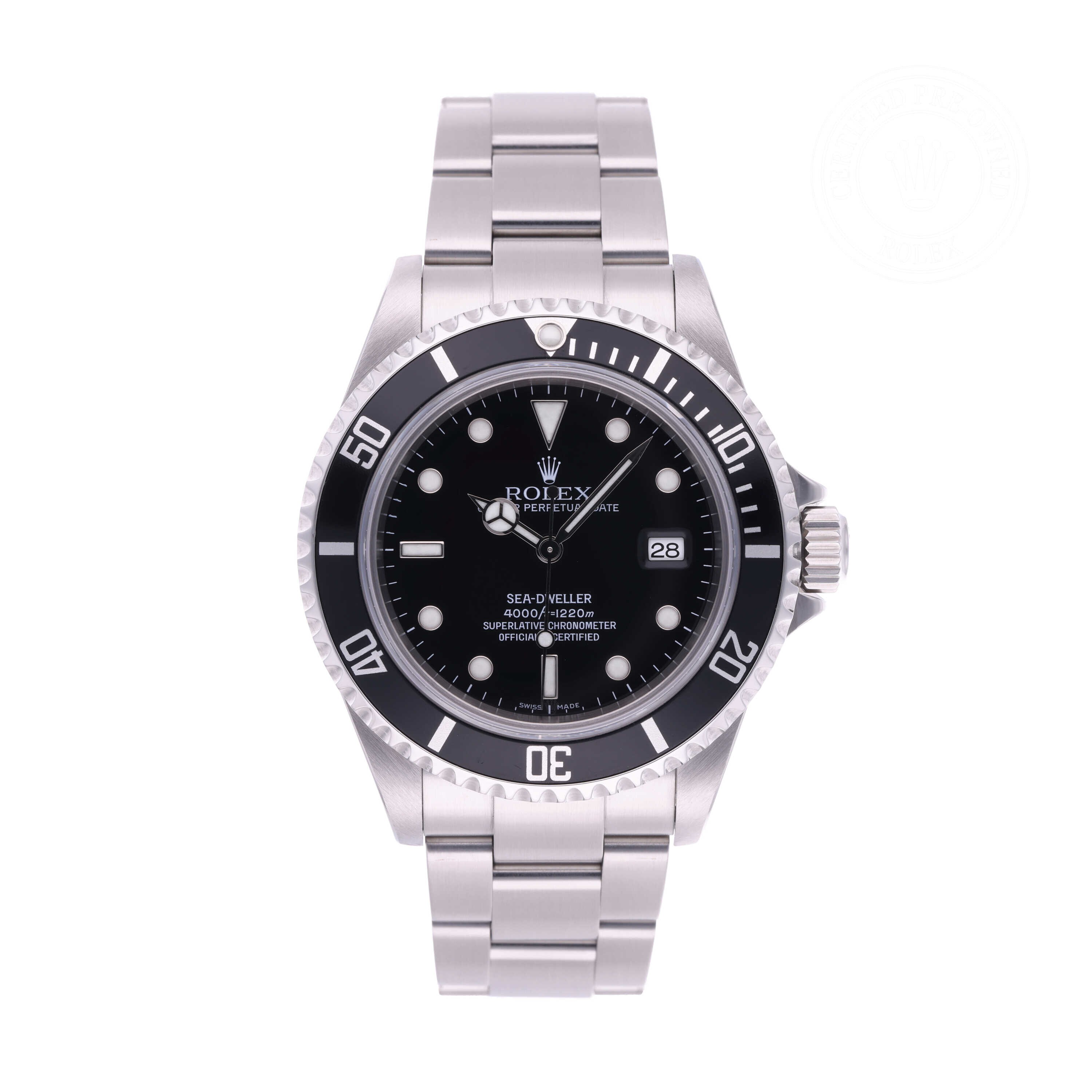 Rolex Sea-Dweller Official Certified Pre-Owned