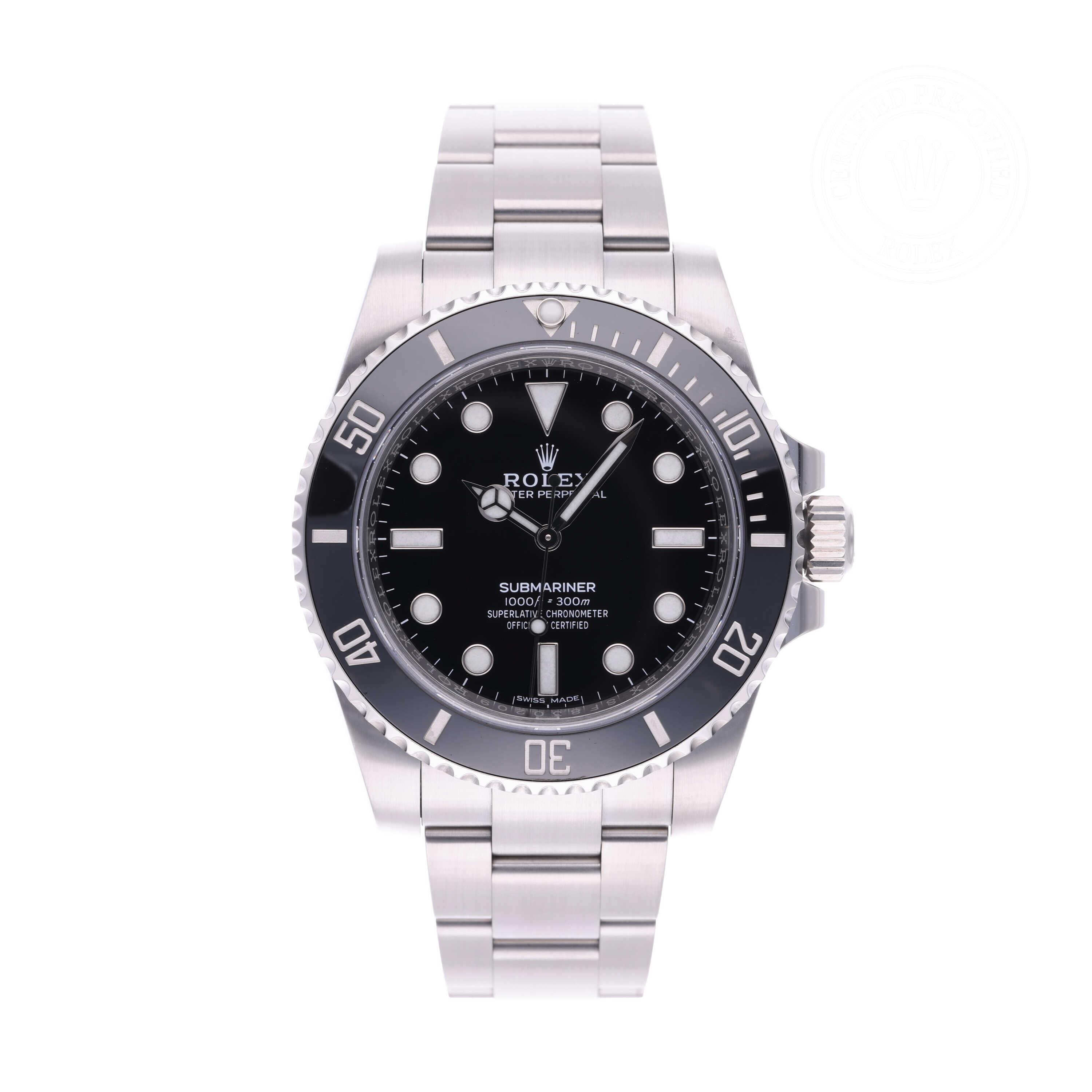 Rolex Submariner Official Certified Pre-Owned