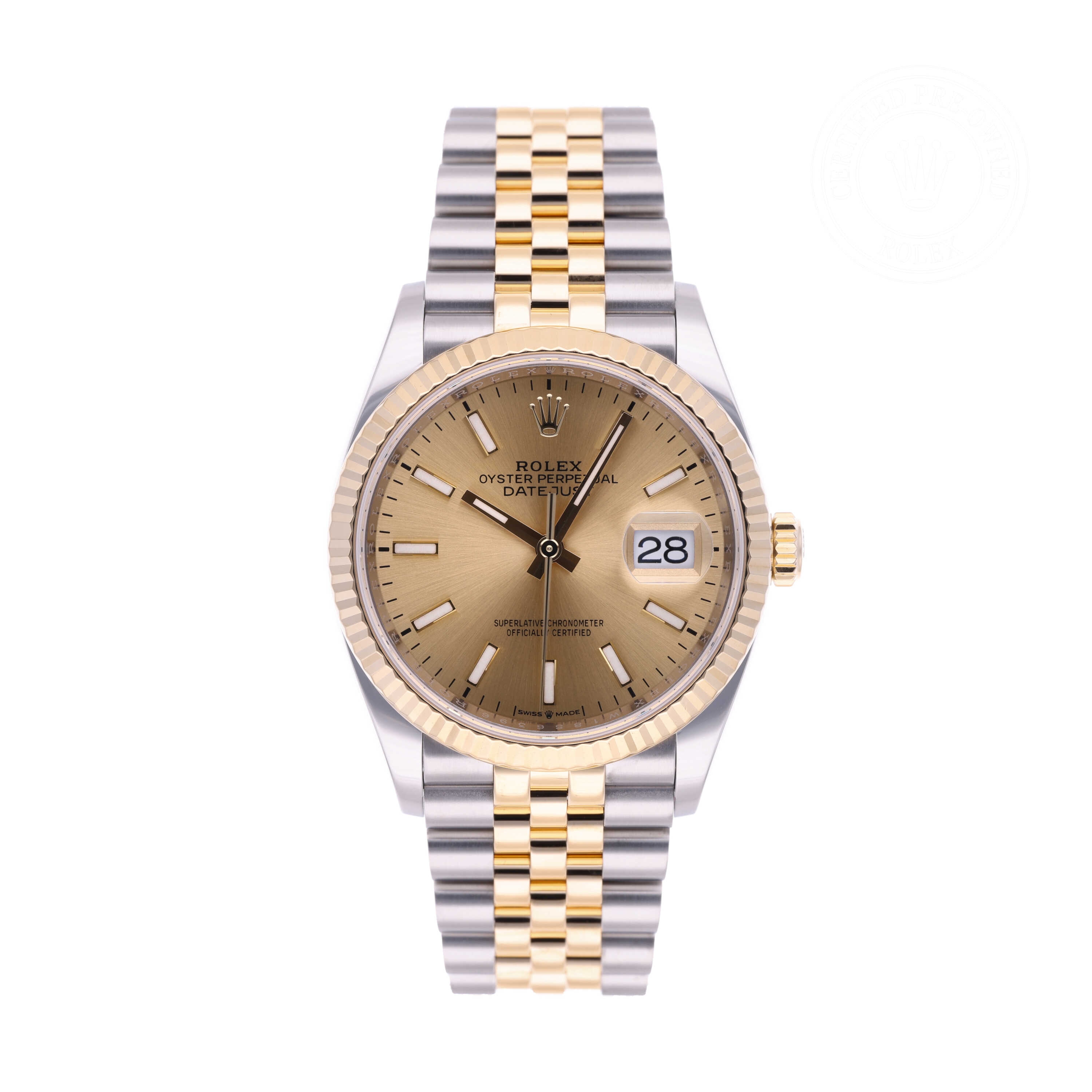 Rolex Datejust 36 Official Certified Pre-Owned