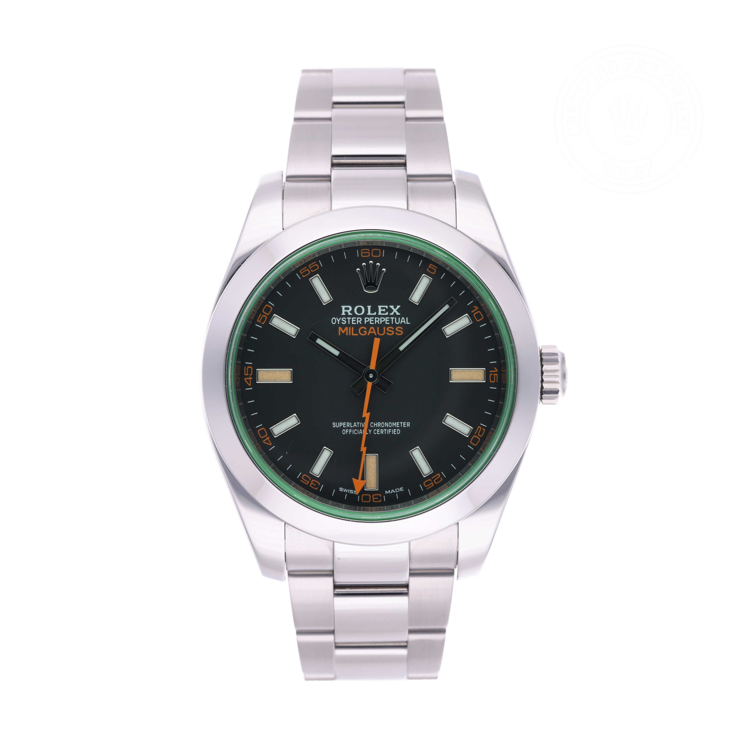 Rolex Milgauss Official Certified Pre-Owned