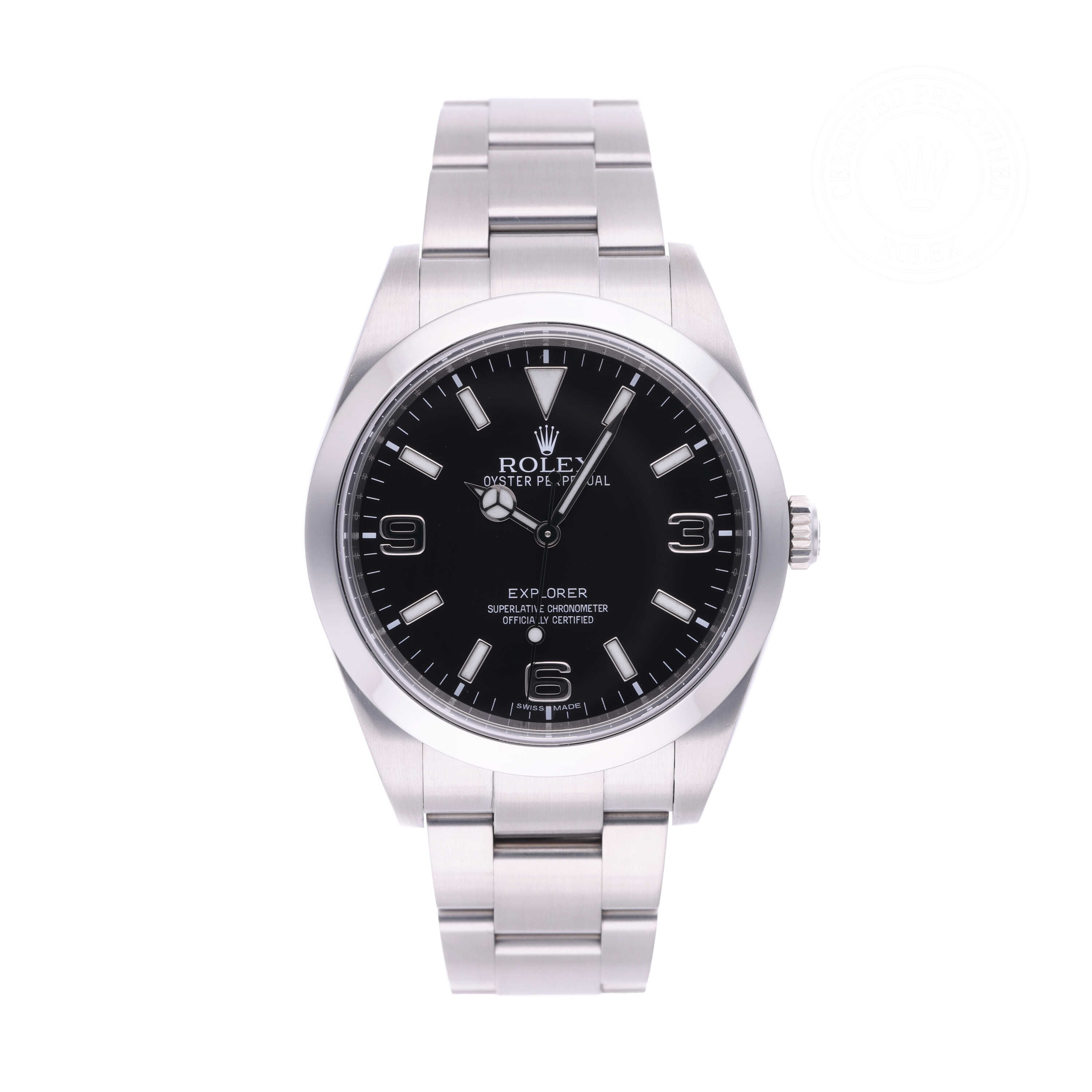 Rolex Explorer Official Certified Pre-Owned