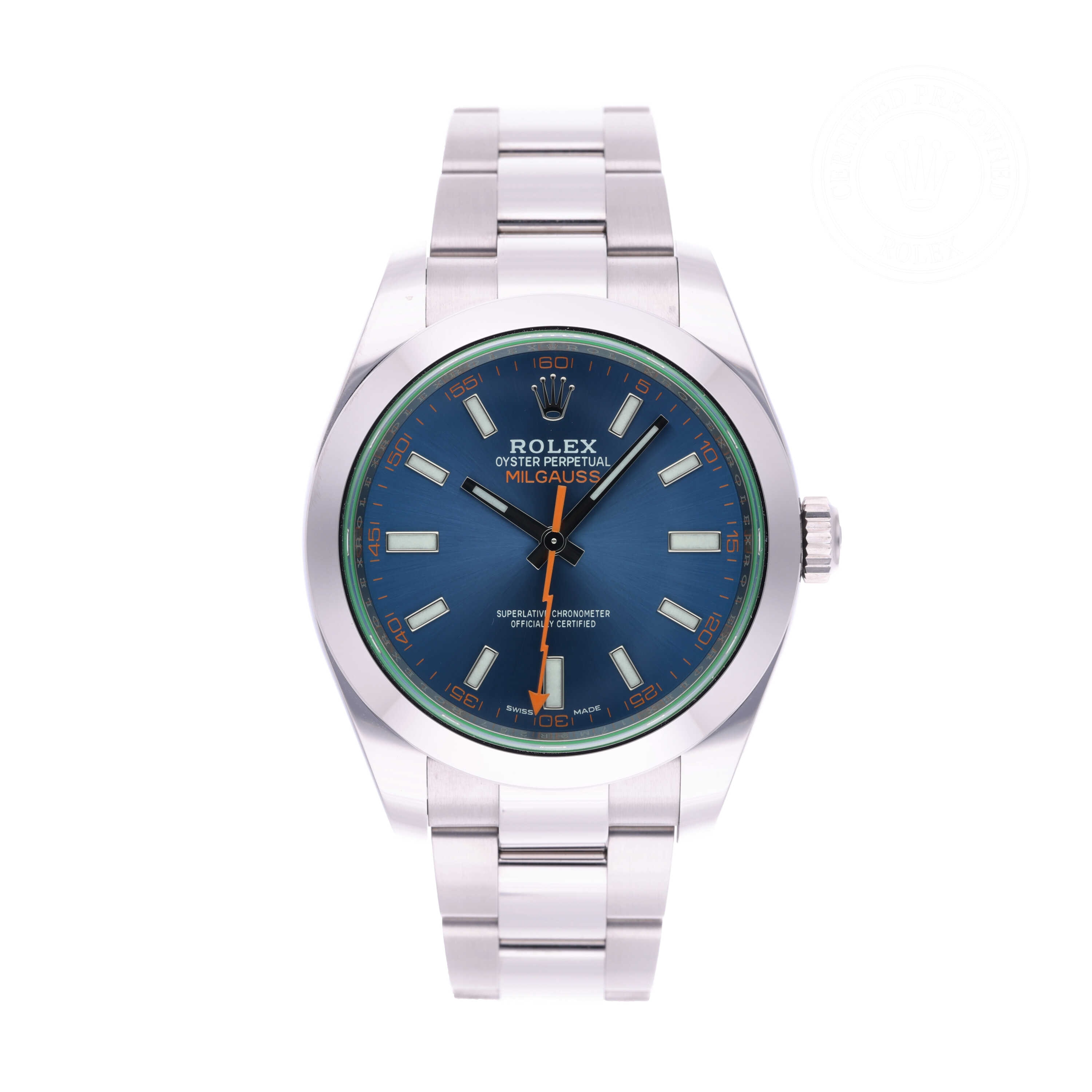 Rolex Milgauss Official Certified Pre-Owned