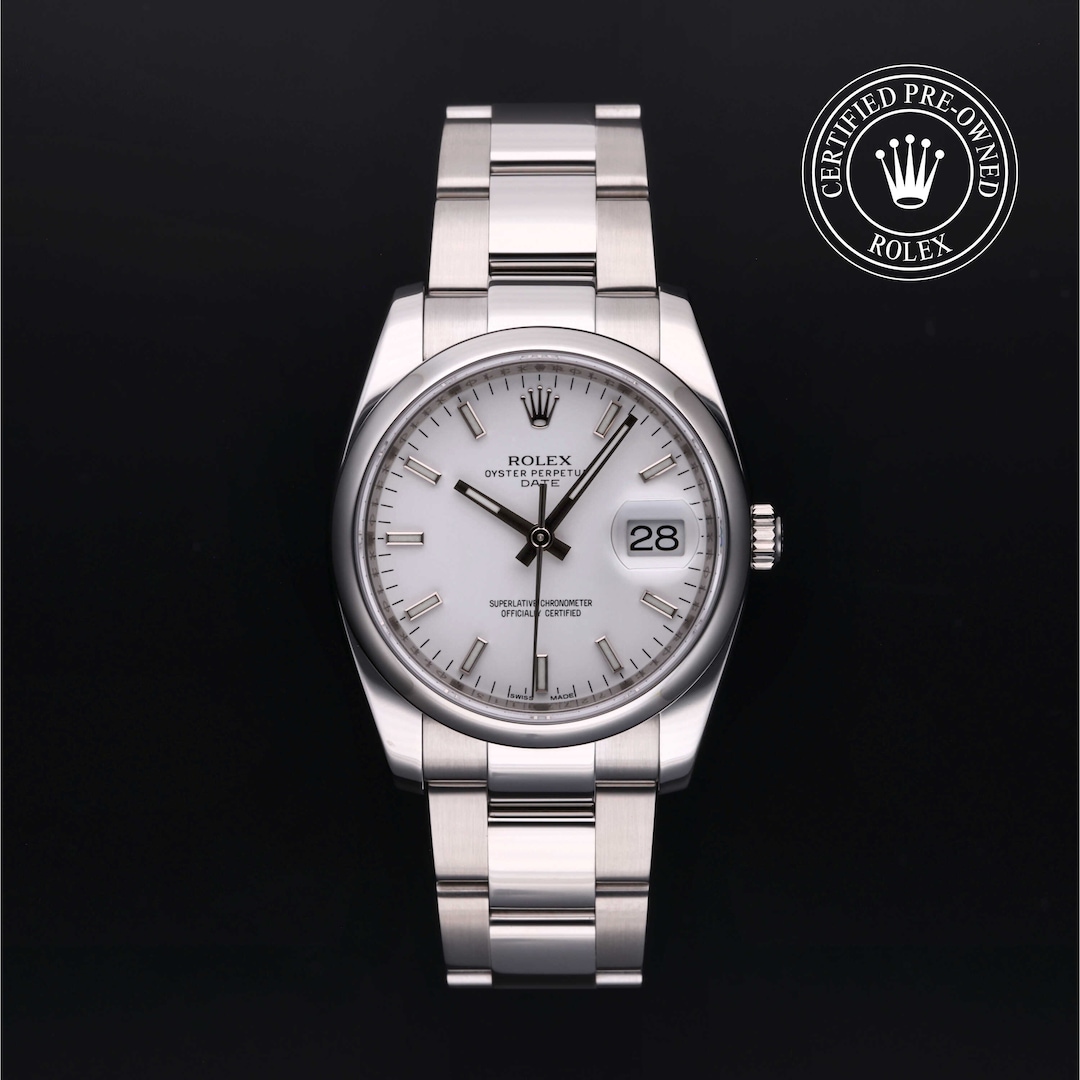 Rolex Rolex Certified Pre-Owned Oyster Perpetual Date 34 Rolex Rolex Certified Pre-Owned Oyster Perpetual Date 34