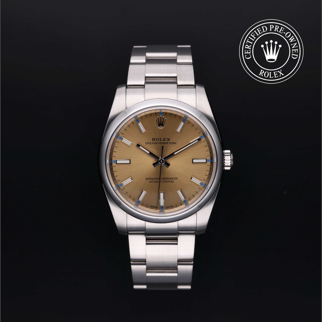 Rolex Rolex Certified Pre-Owned Oyster Perpetual 34 Rolex Rolex Certified Pre-Owned Oyster Perpetual 34