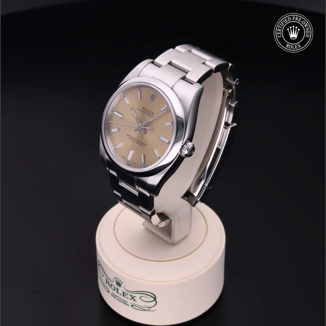 Rolex Rolex Certified Pre-Owned Oyster Perpetual 34 Rolex Rolex Certified Pre-Owned Oyster Perpetual 34