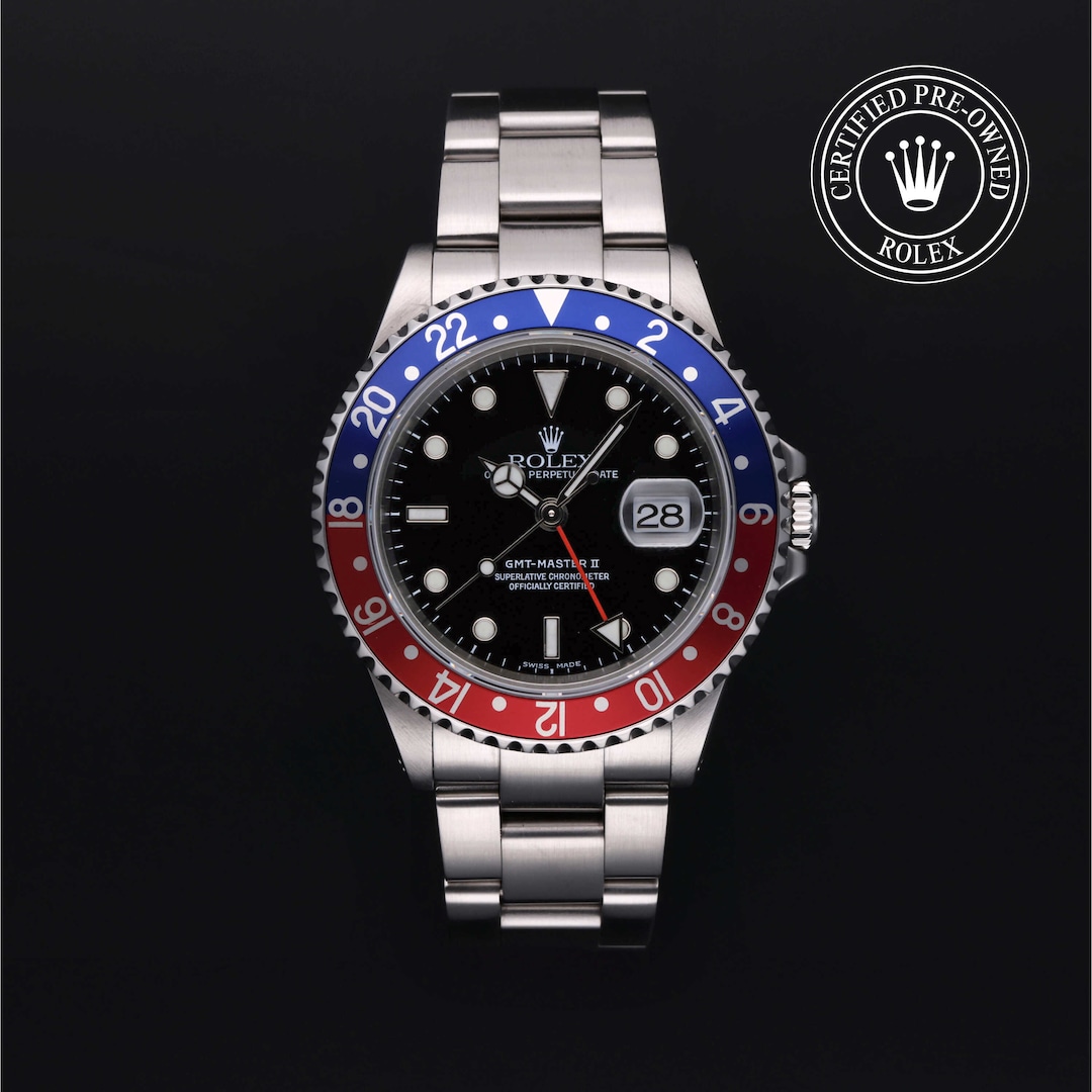 Rolex Certified Pre Owned GMT Master II M16710LN Mayors