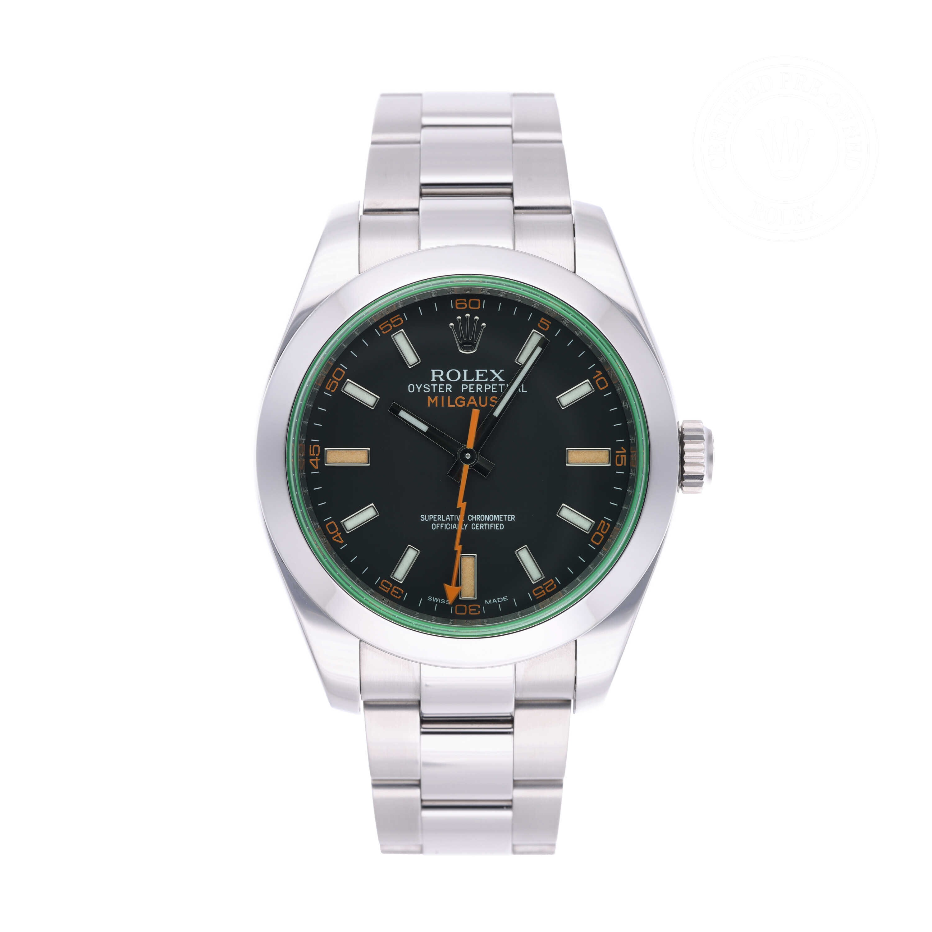 Rolex Milgauss Official Certified Pre-Owned