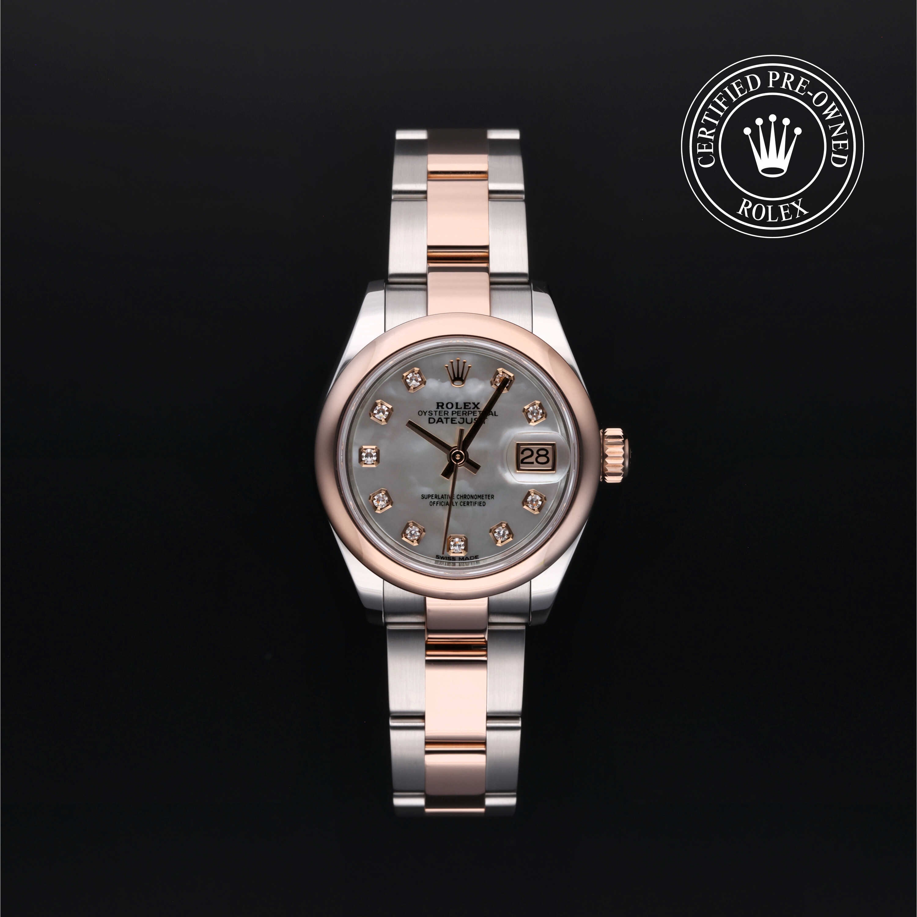 Rolex Certified Pre Owned Lady Datejust Goldsmiths