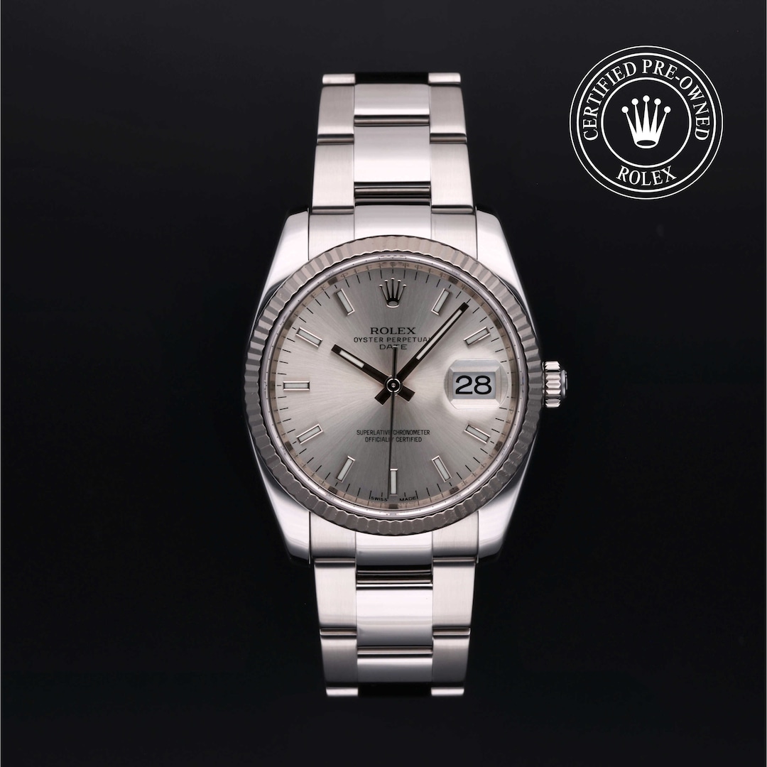 Rolex Rolex Certified Pre-Owned Oyster Perpetual Date 34 Rolex Rolex Certified Pre-Owned Oyster Perpetual Date 34