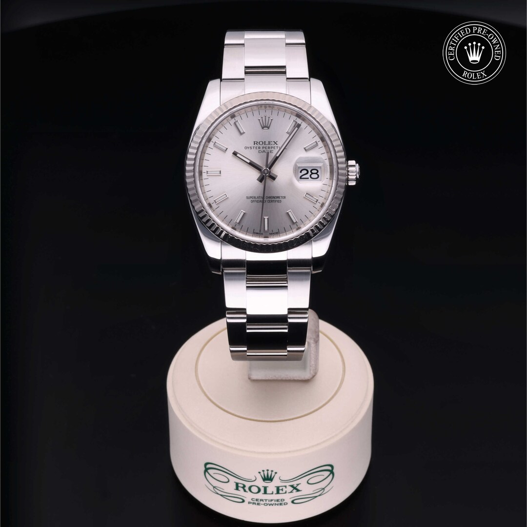 Rolex Rolex Certified Pre-Owned Oyster Perpetual Date 34 Rolex Rolex Certified Pre-Owned Oyster Perpetual Date 34