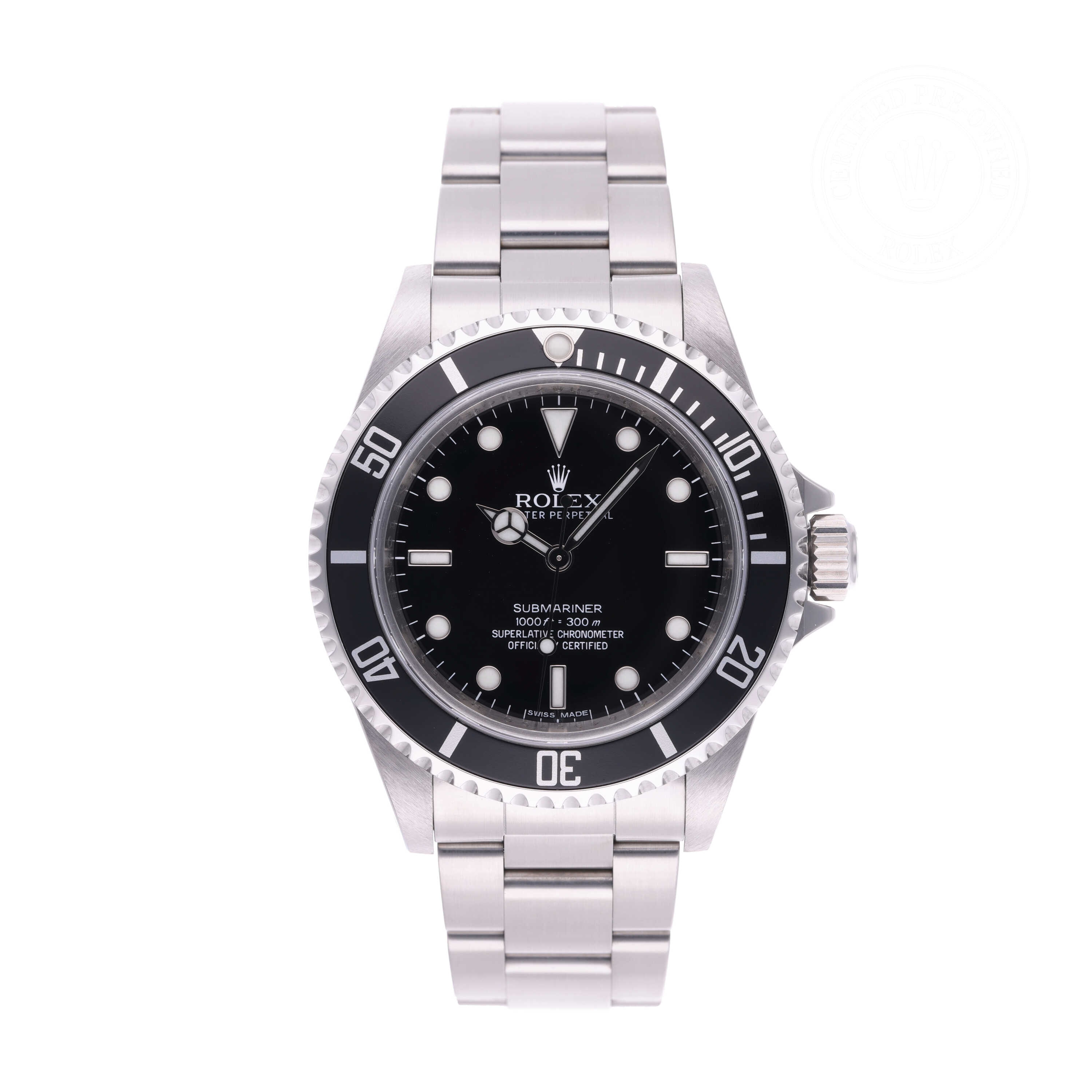 Rolex Submariner Official Certified Pre-Owned