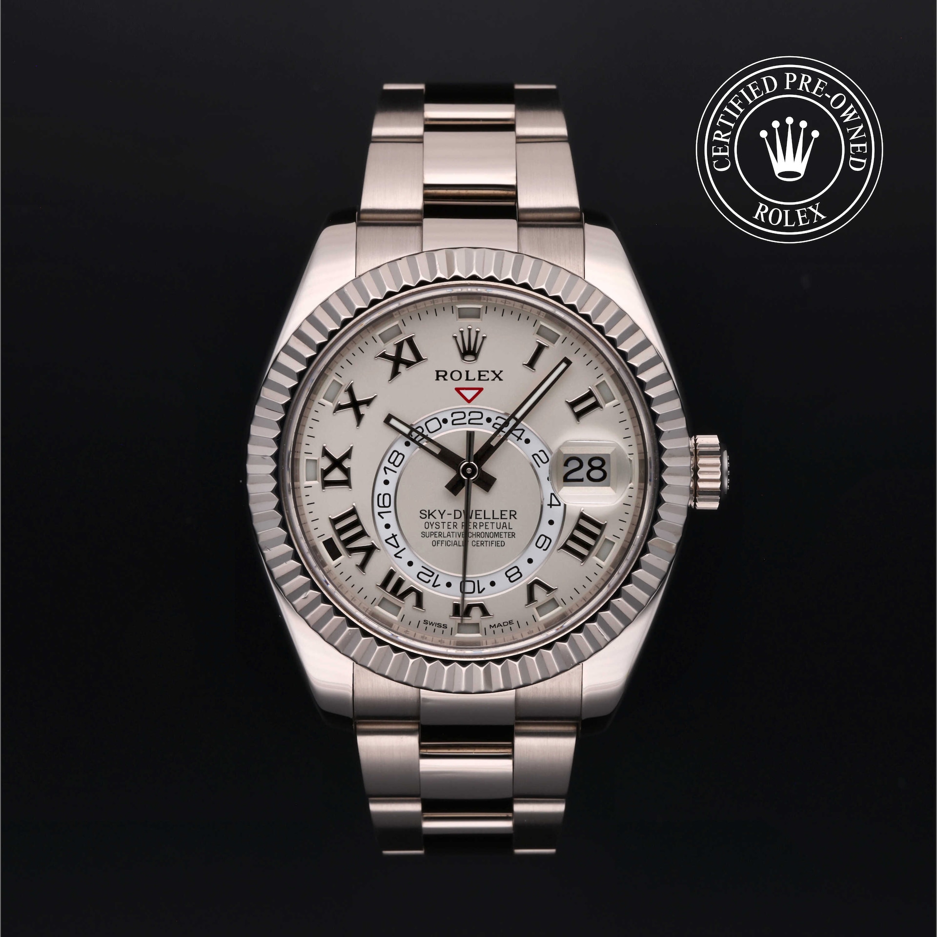 Sky Dweller Rolex Certified Pre Owned Goldsmiths