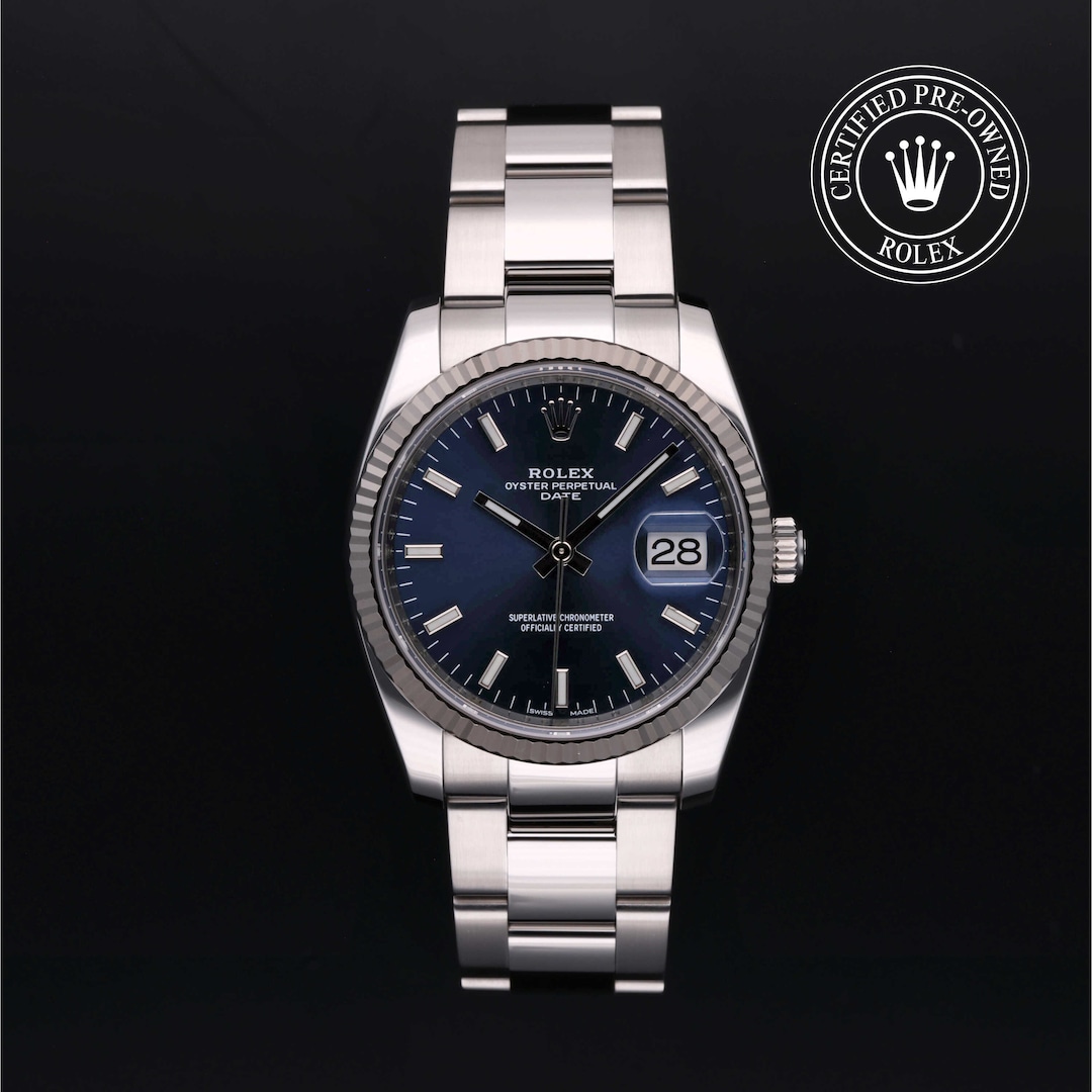 Rolex Rolex Certified Pre-Owned Oyster Perpetual Date 34 Rolex Rolex Certified Pre-Owned Oyster Perpetual Date 34