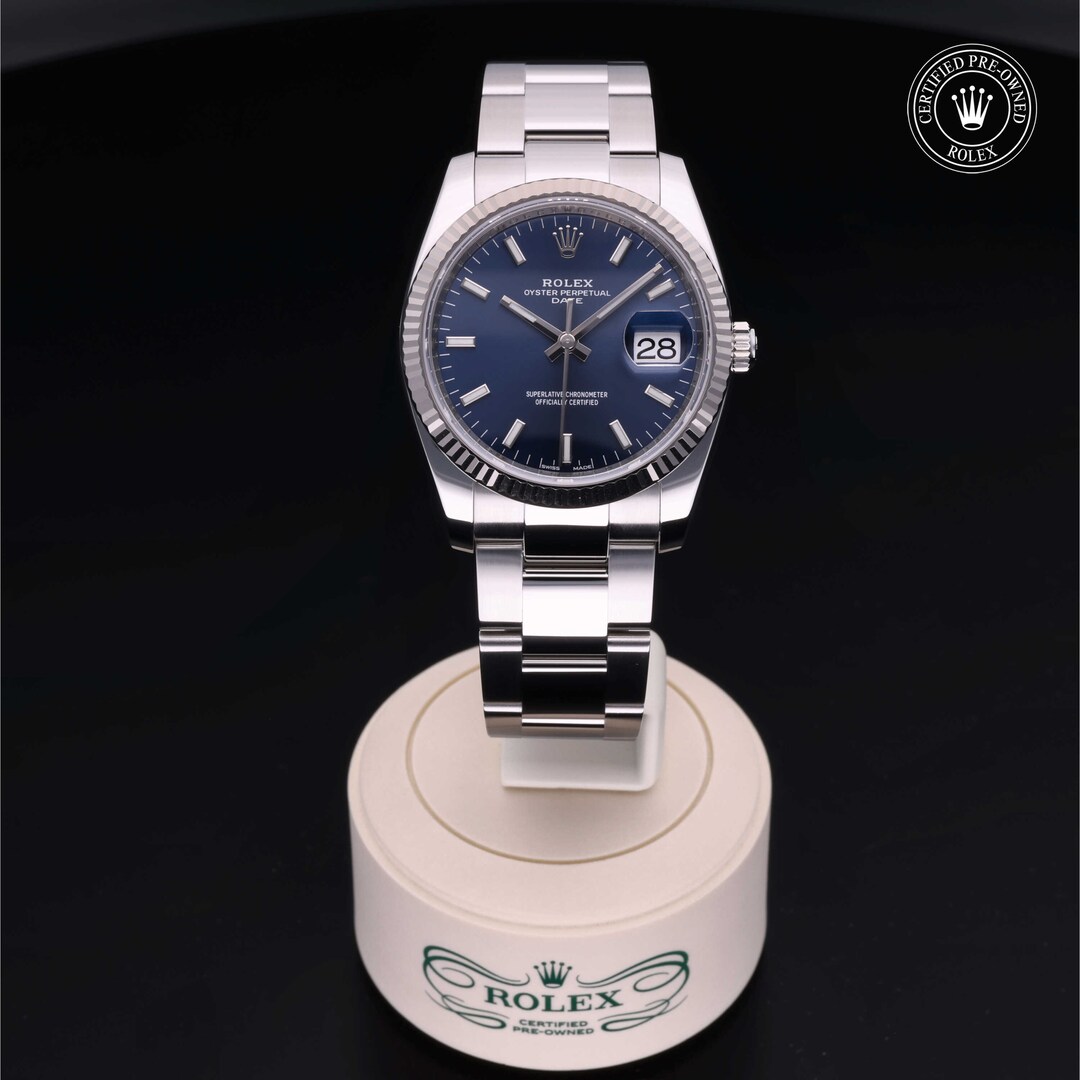 Rolex Rolex Certified Pre-Owned Oyster Perpetual Date 34 Rolex Rolex Certified Pre-Owned Oyster Perpetual Date 34