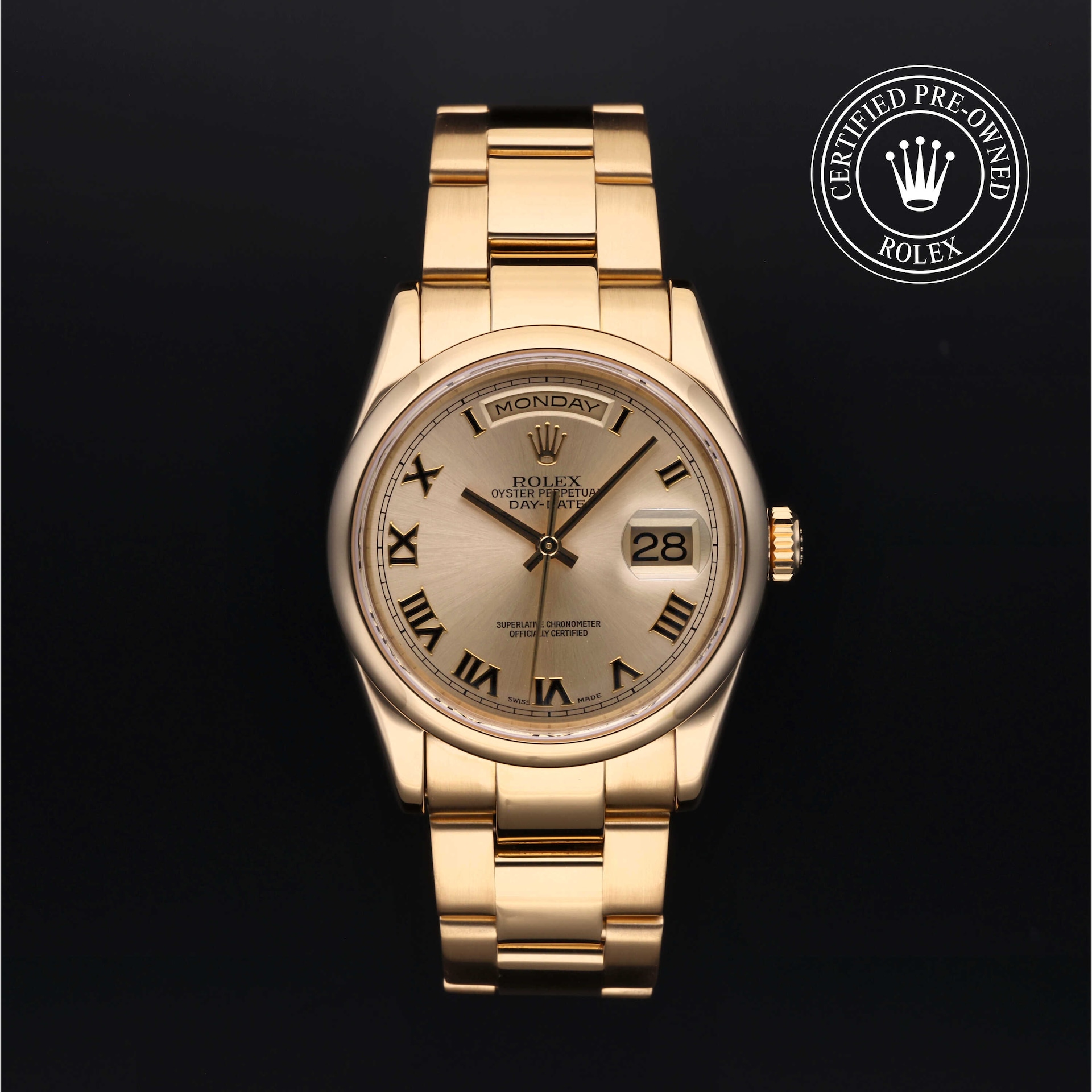 Day Date Rolex Certified Pre Owned Goldsmiths