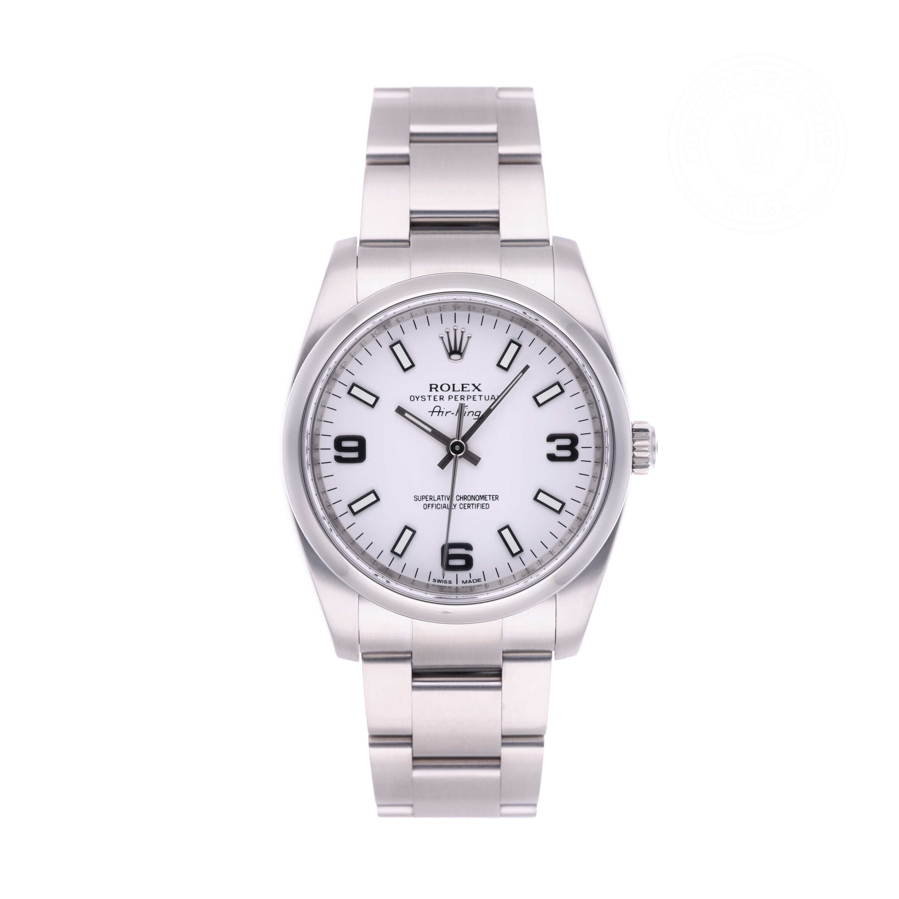 Rolex Oyster Perpetual 34 Official Certified Pre-Owned