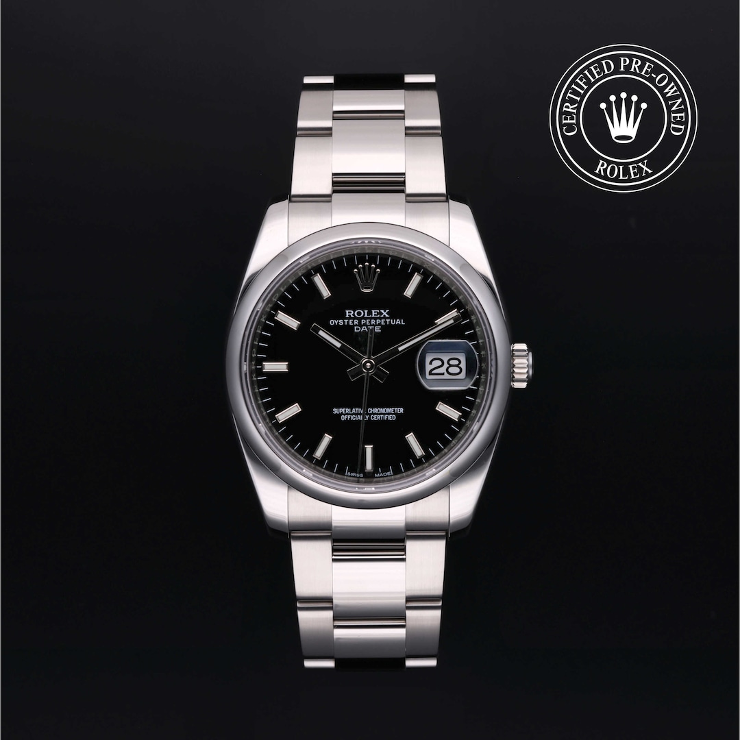 Rolex Certified Pre-Owned Oyster Perpetual Date 34 Rolex Certified Pre-Owned Oyster Perpetual Date 34