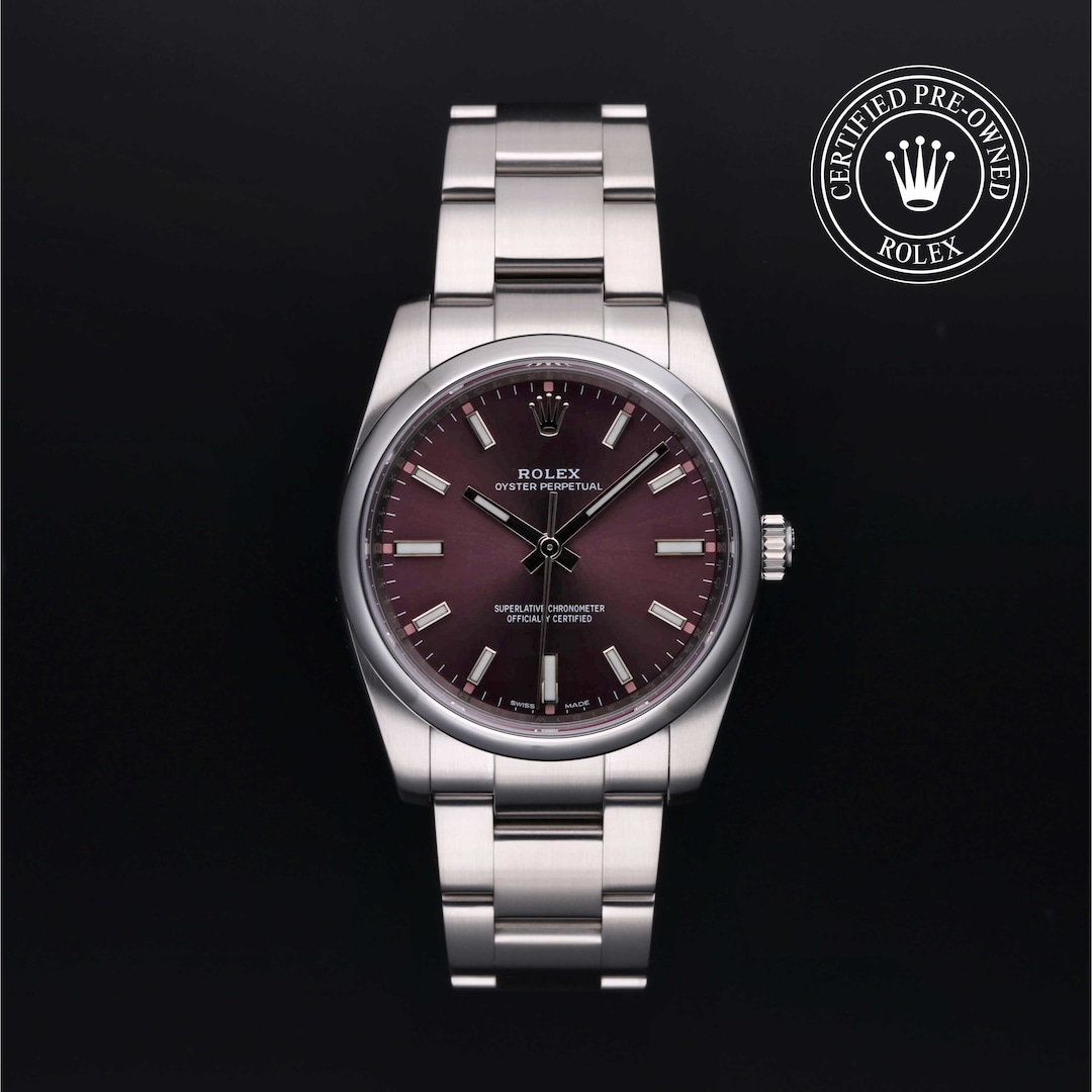 Rolex Rolex Certified Pre-Owned Oyster Perpetual 34 Rolex Rolex Certified Pre-Owned Oyster Perpetual 34