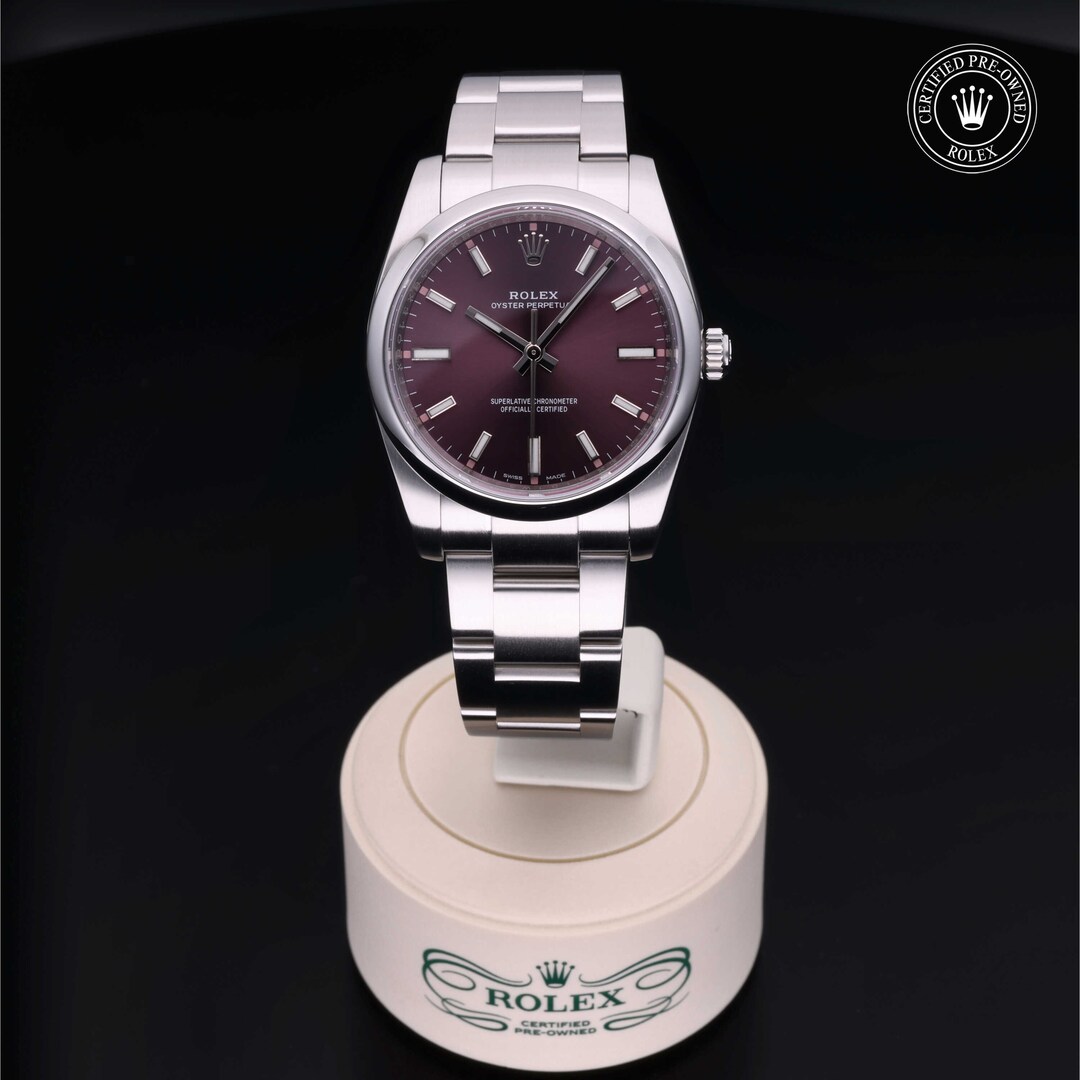 Rolex Rolex Certified Pre-Owned Oyster Perpetual 34 Rolex Rolex Certified Pre-Owned Oyster Perpetual 34
