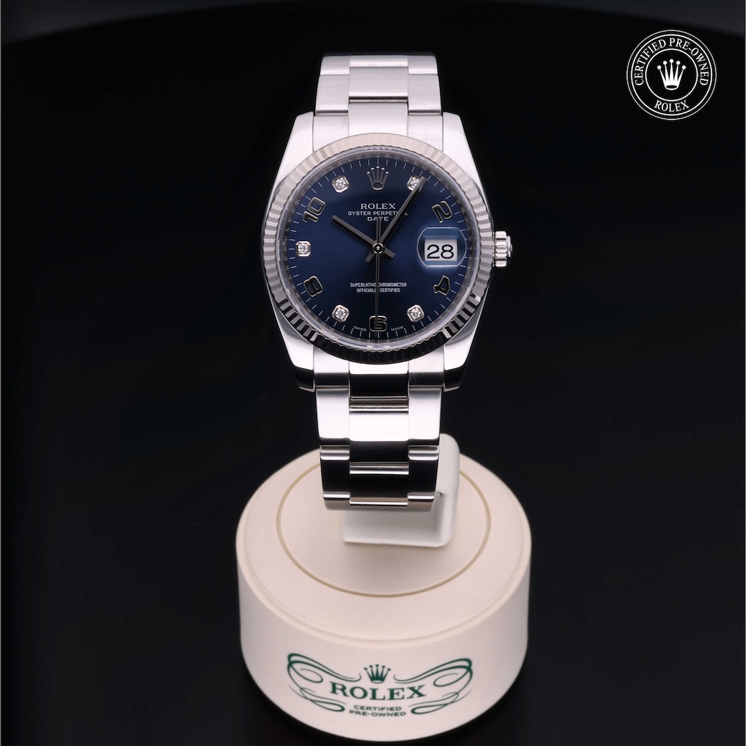 Rolex Rolex Certified Pre-Owned Oyster Perpetual Date 34 Rolex Rolex Certified Pre-Owned Oyster Perpetual Date 34