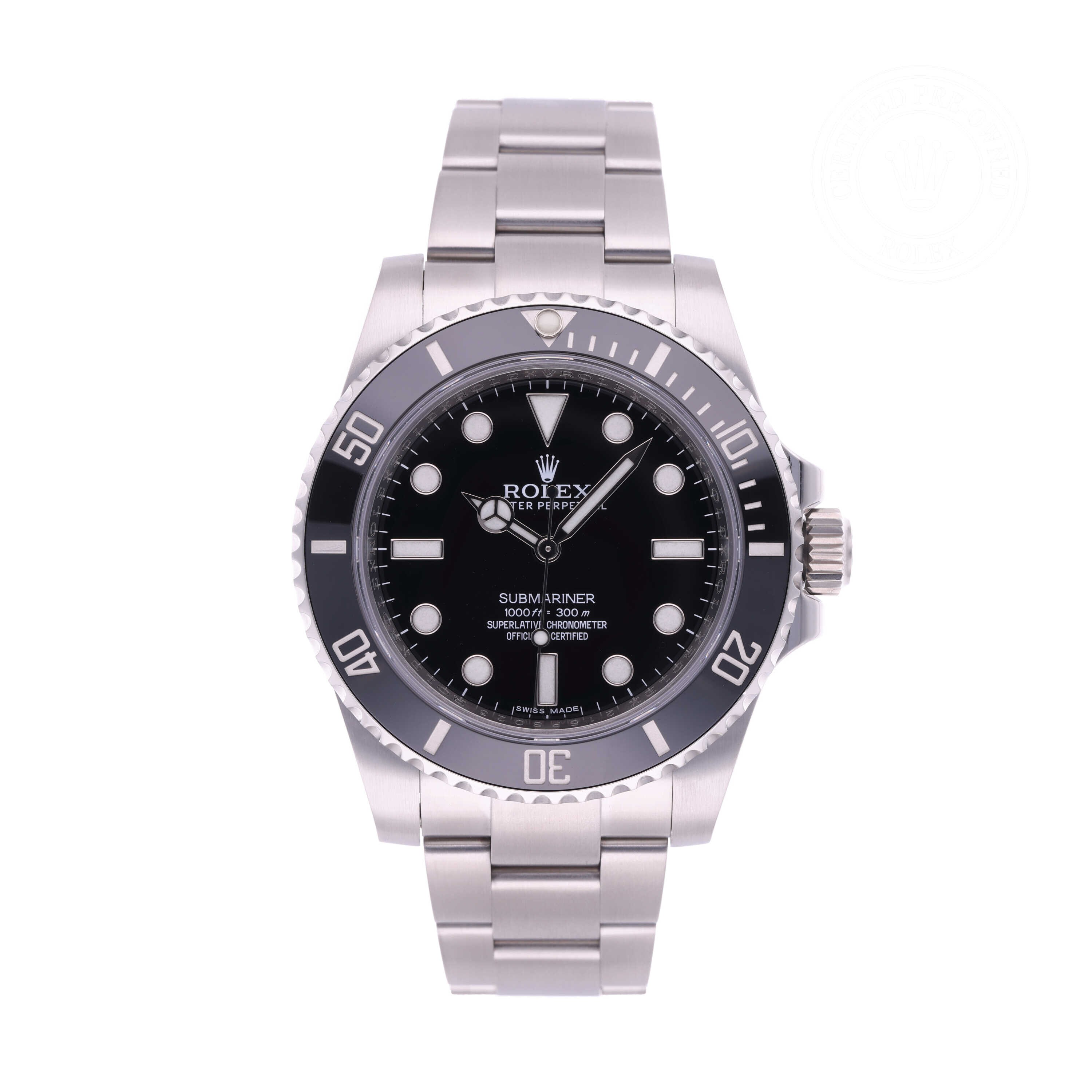 Rolex Submariner Official Certified Pre-Owned
