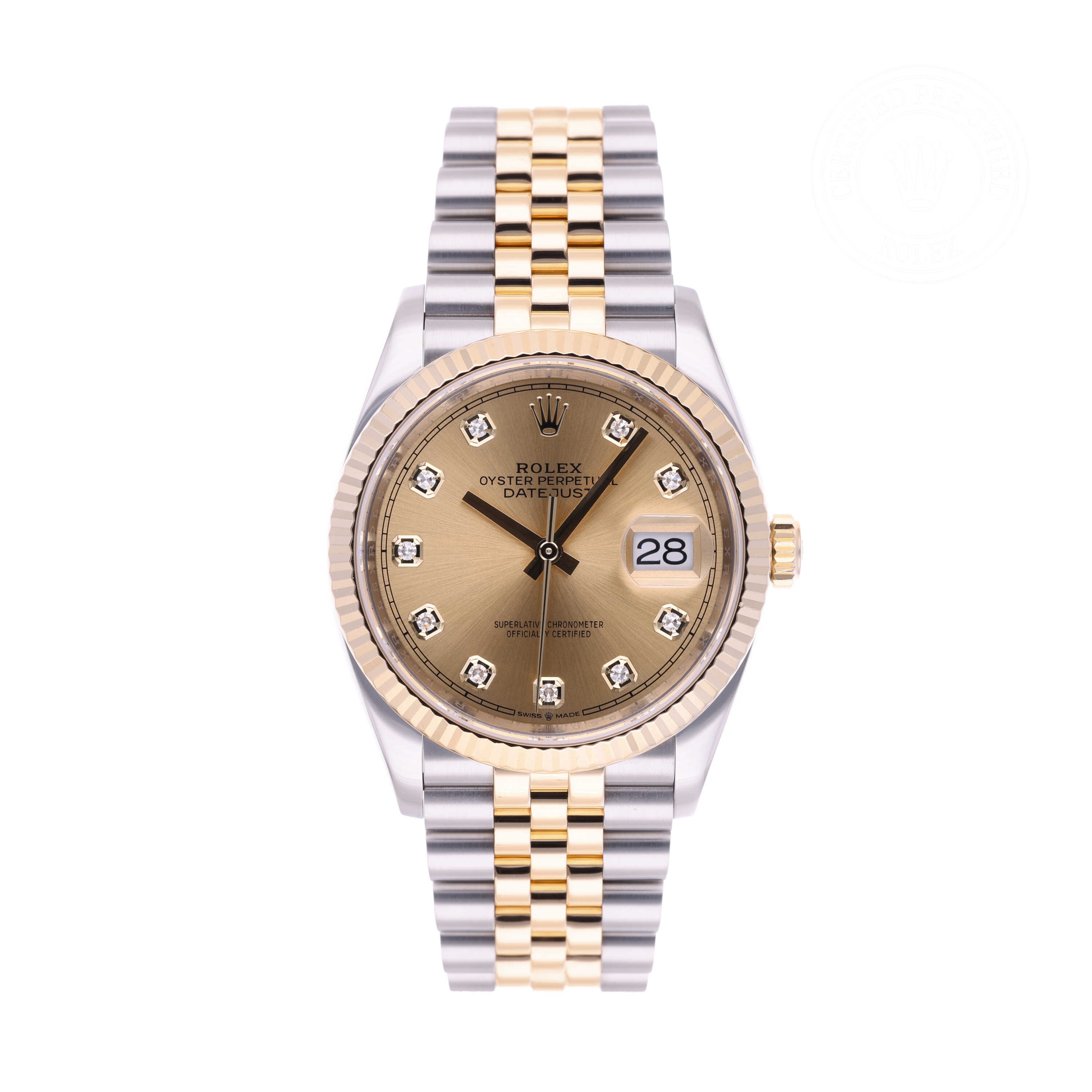 Rolex Datejust 36 Official Certified Pre-Owned