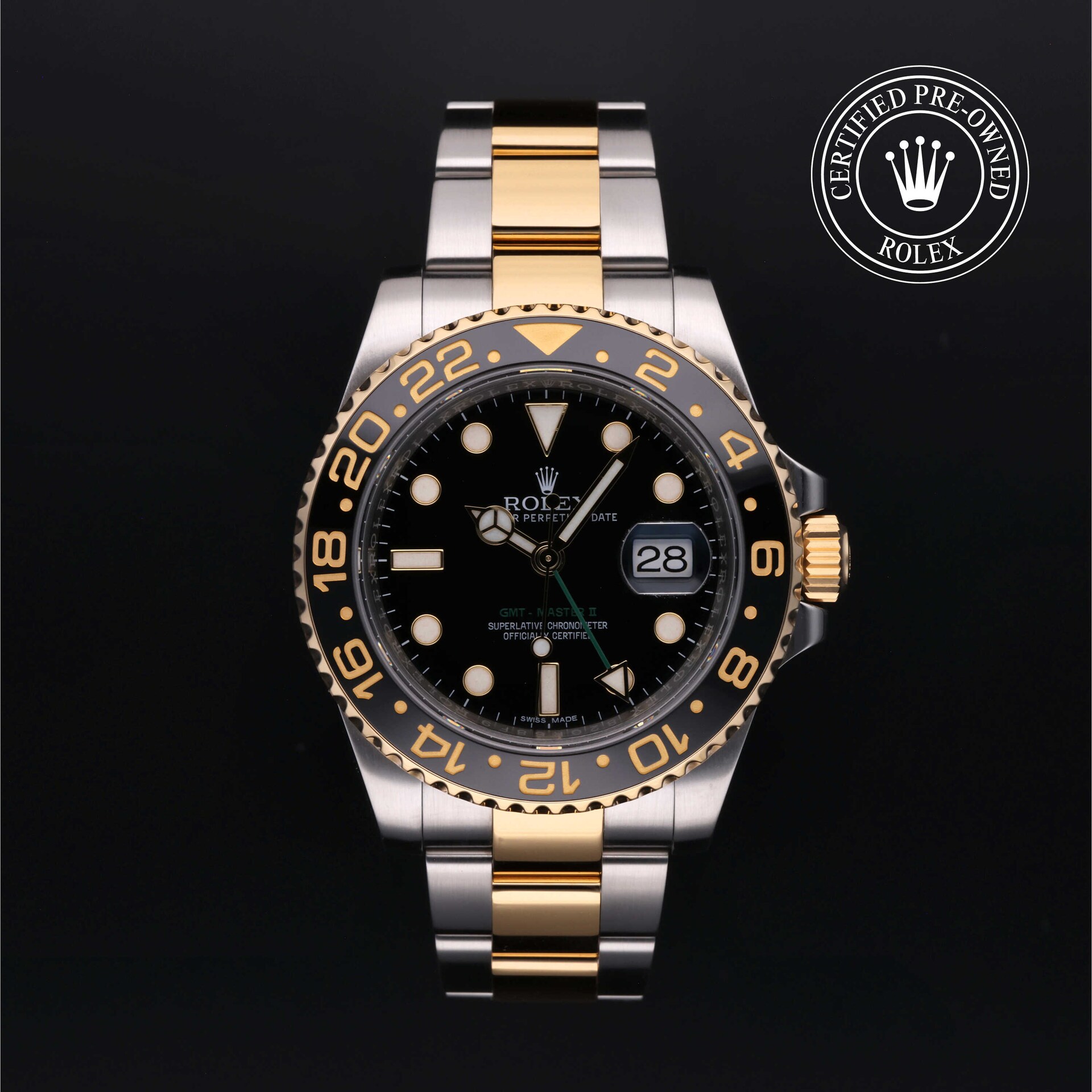 GMT Master Rolex Certified Pre Owned Goldsmiths