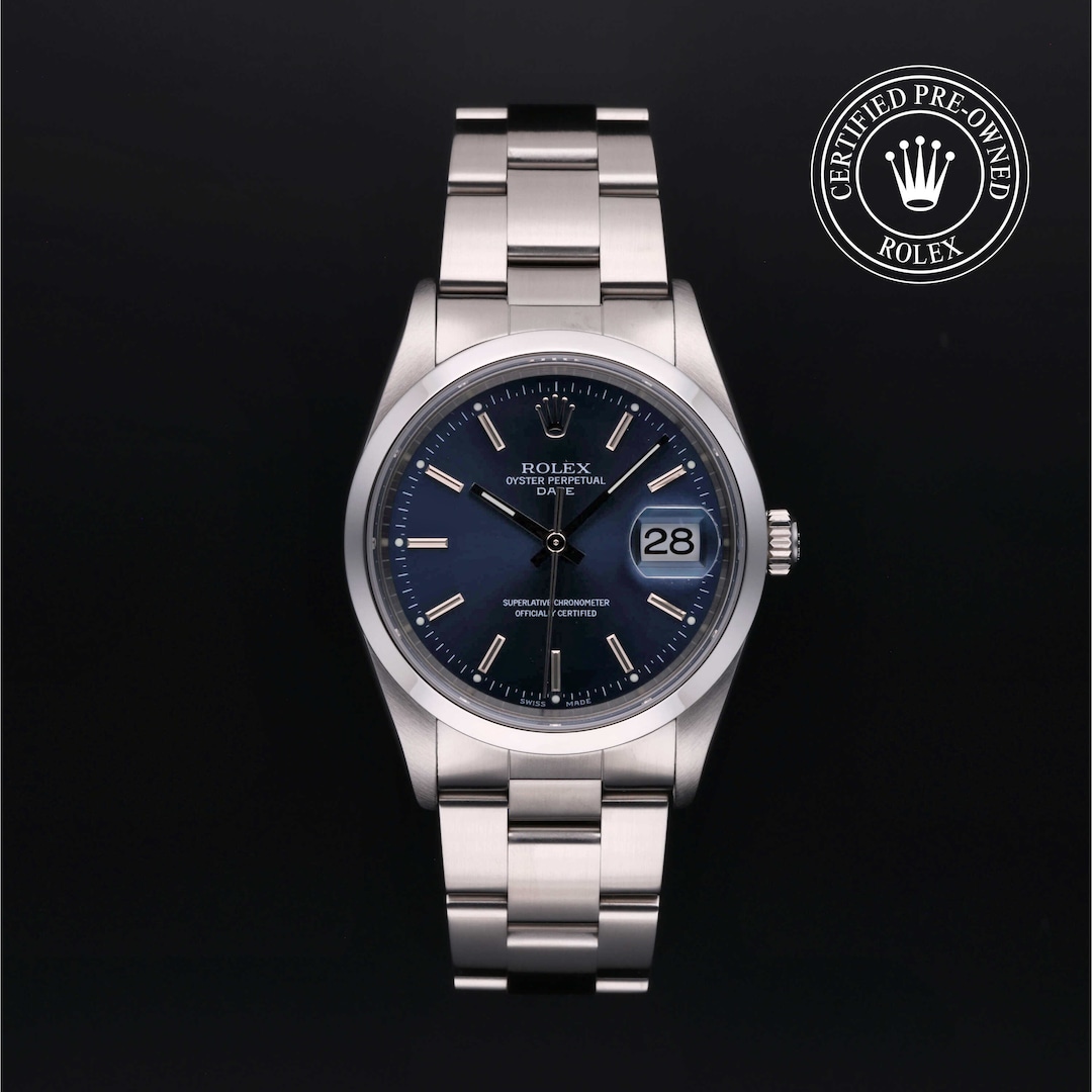 Rolex Certified Pre-Owned Oyster Perpetual Date 34 Rolex Certified Pre-Owned Oyster Perpetual Date 34