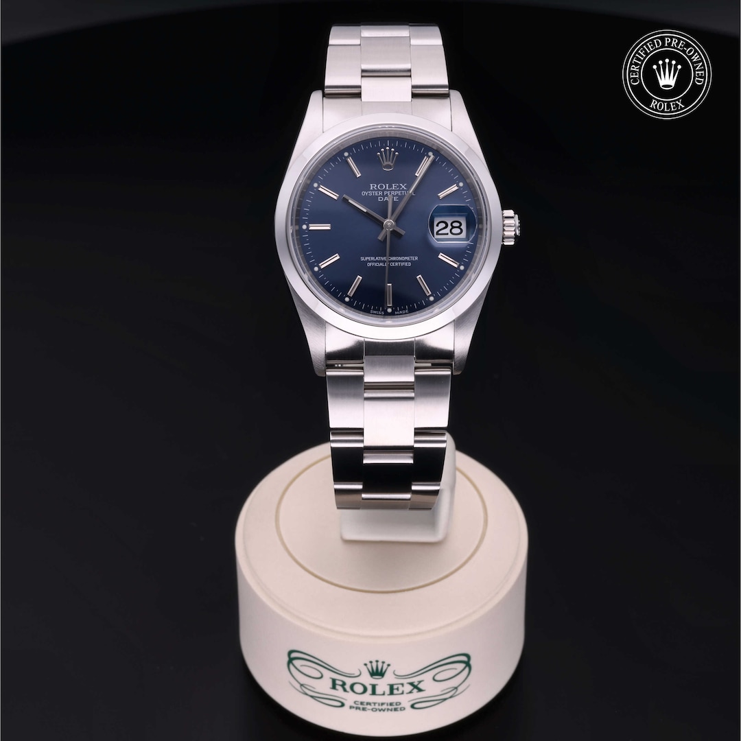 Rolex Rolex Certified Pre-Owned Oyster Perpetual Date 34 Rolex Rolex Certified Pre-Owned Oyster Perpetual Date 34
