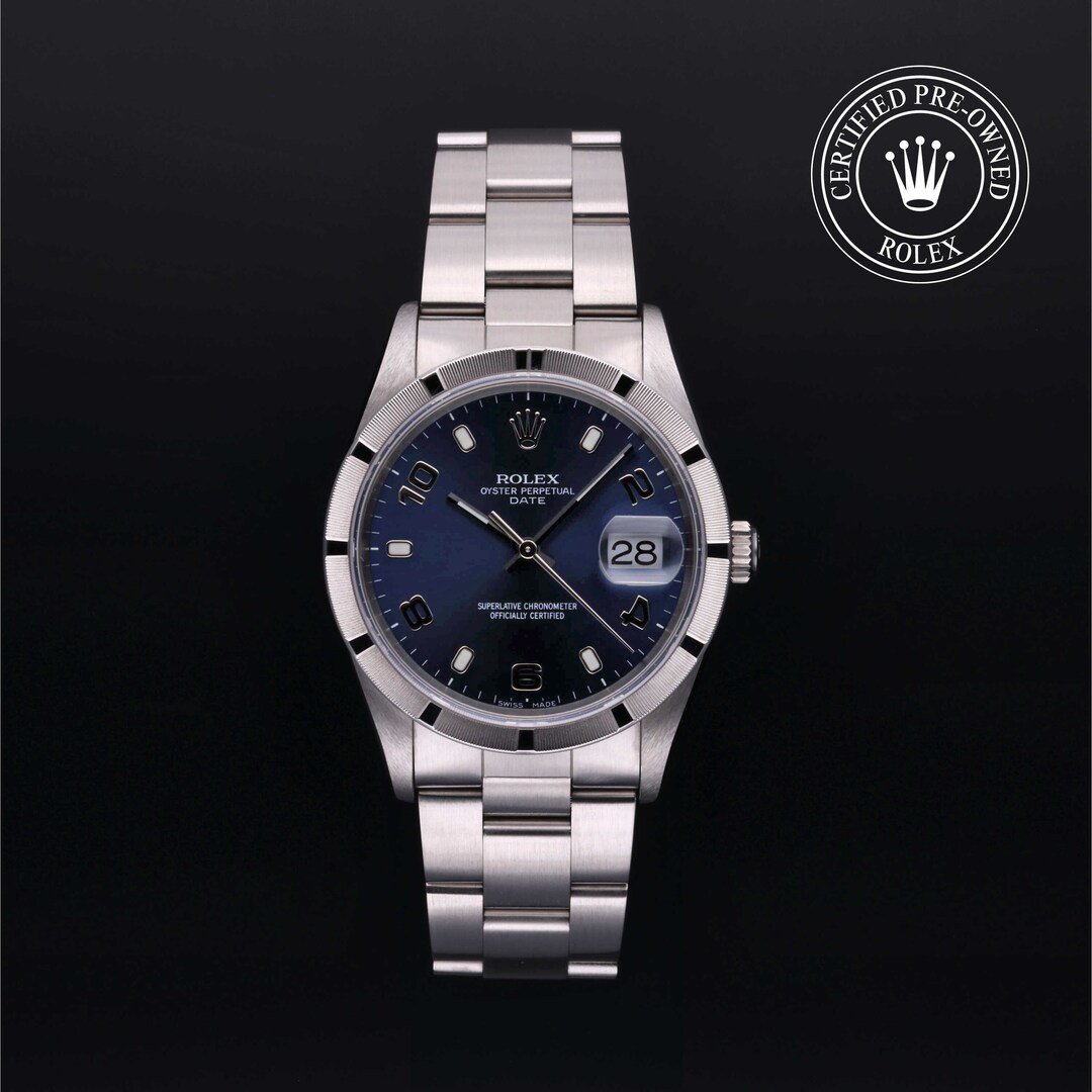 Rolex Rolex Certified Pre-Owned Oyster Perpetual Date 34 Rolex Rolex Certified Pre-Owned Oyster Perpetual Date 34