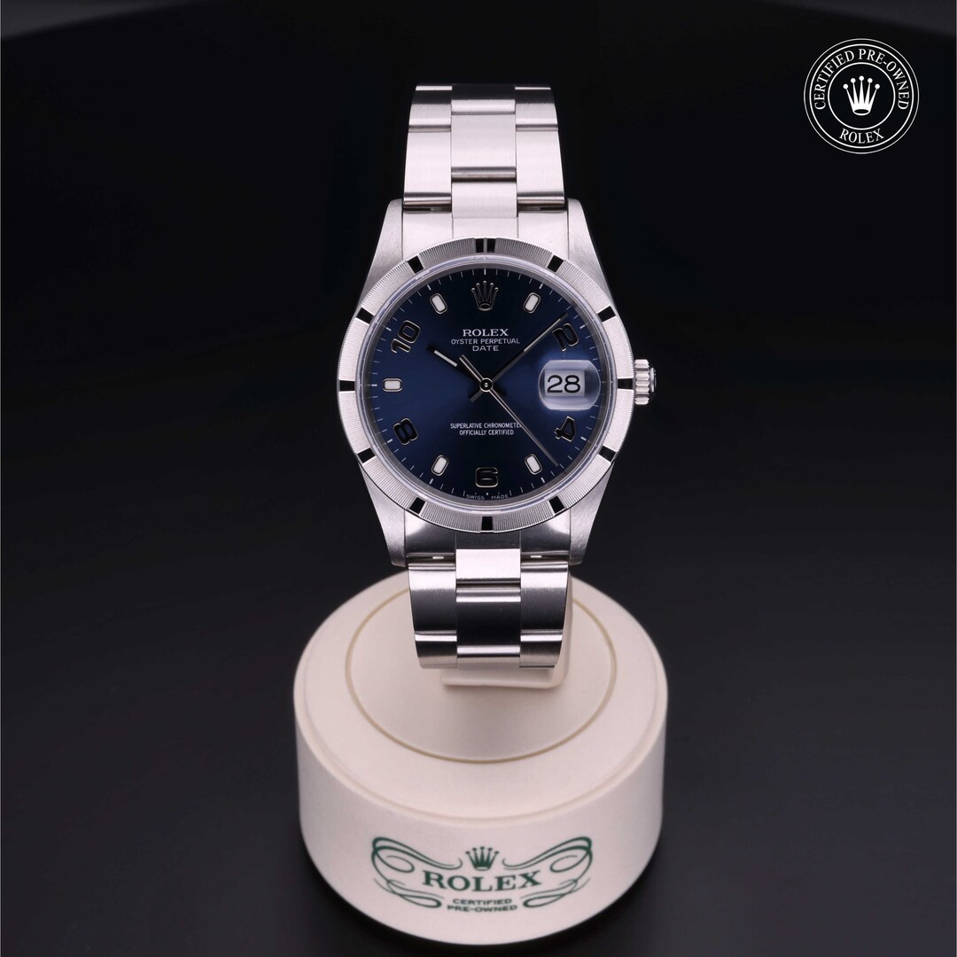 Rolex Rolex Certified Pre-Owned Oyster Perpetual Date 34 Rolex Rolex Certified Pre-Owned Oyster Perpetual Date 34