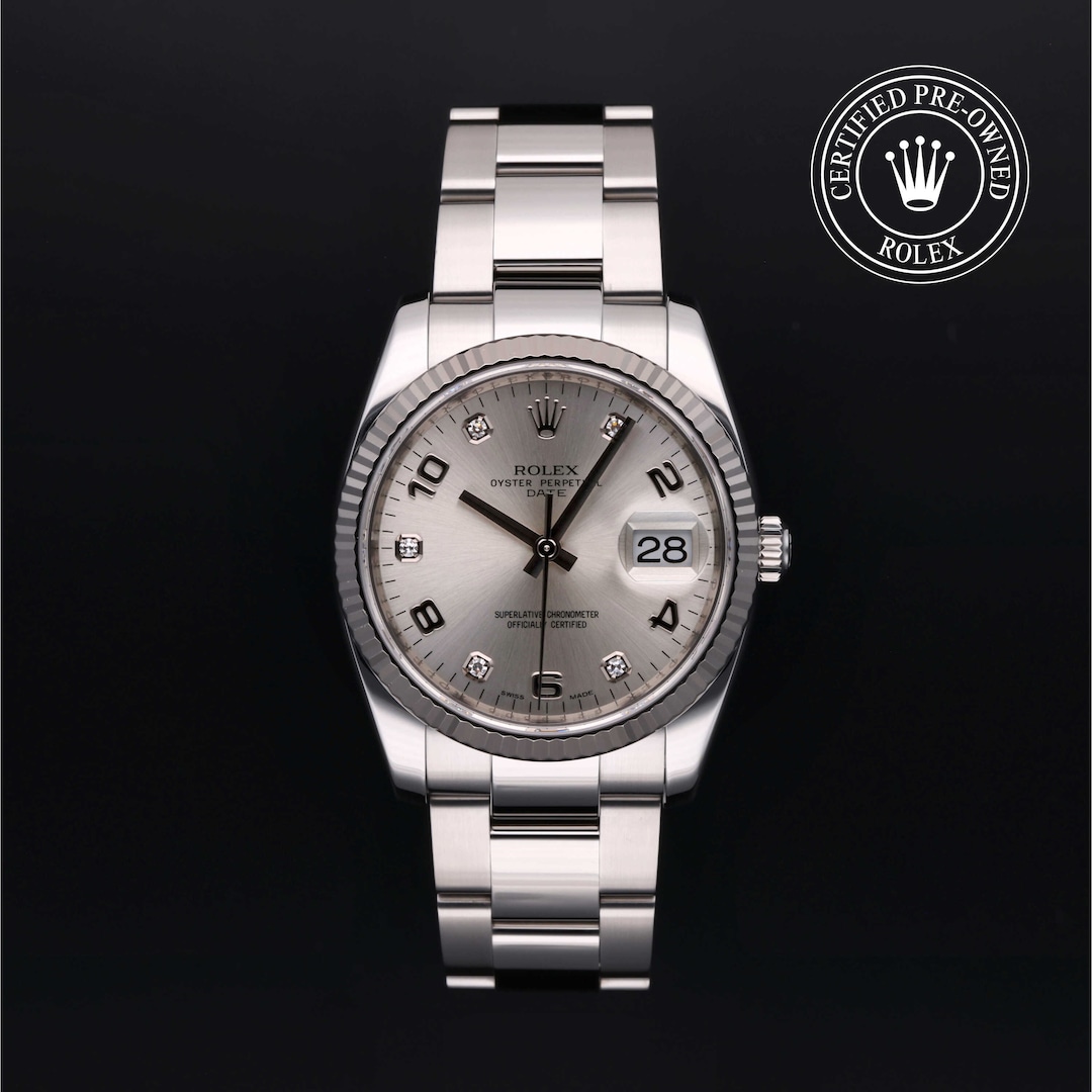 Rolex Certified Pre-Owned Oyster Perpetual Date 34 Rolex Certified Pre-Owned Oyster Perpetual Date 34