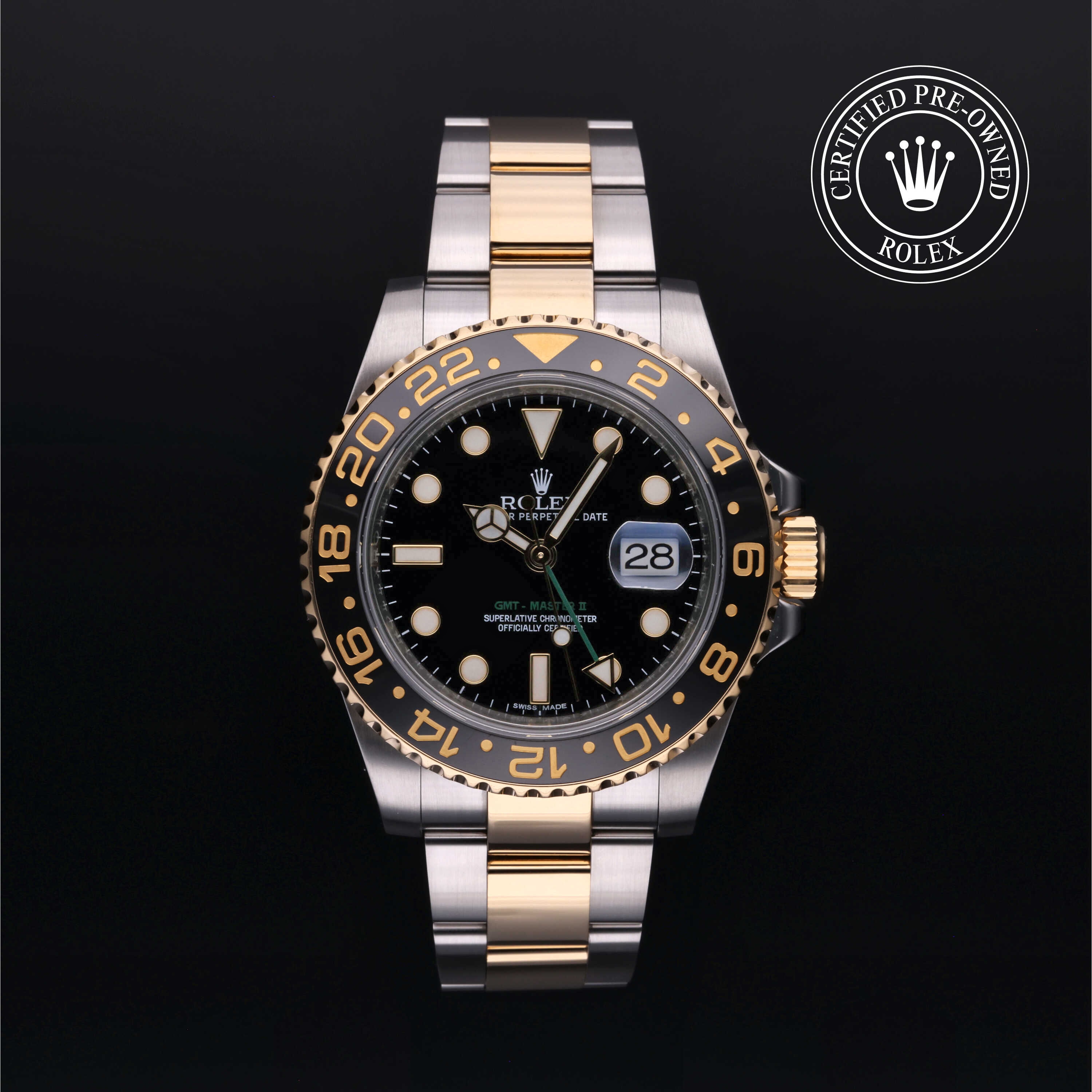 Rolex gmt master shop ii half gold