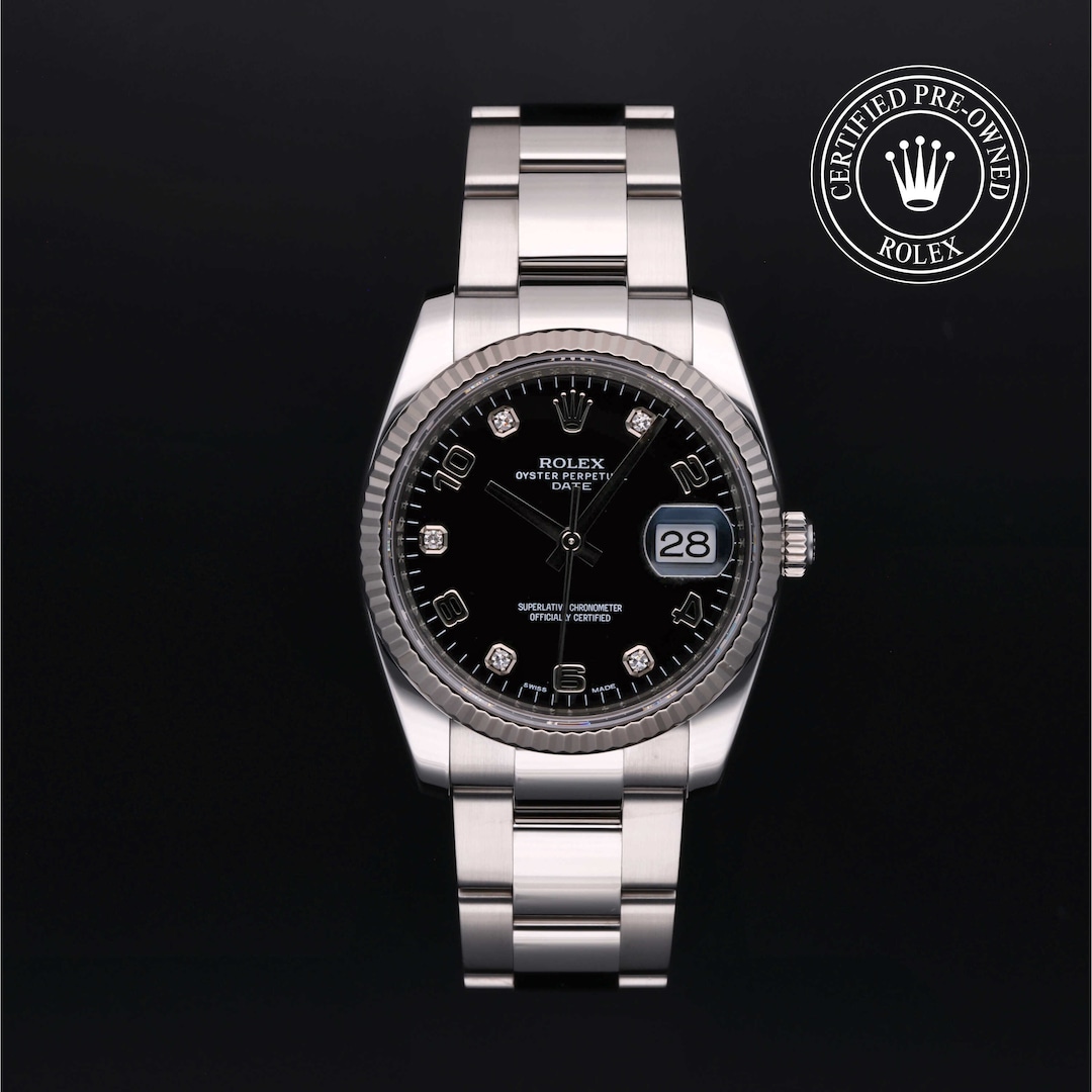 Rolex Certified Pre-Owned Oyster Perpetual Date 34 Rolex Certified Pre-Owned Oyster Perpetual Date 34