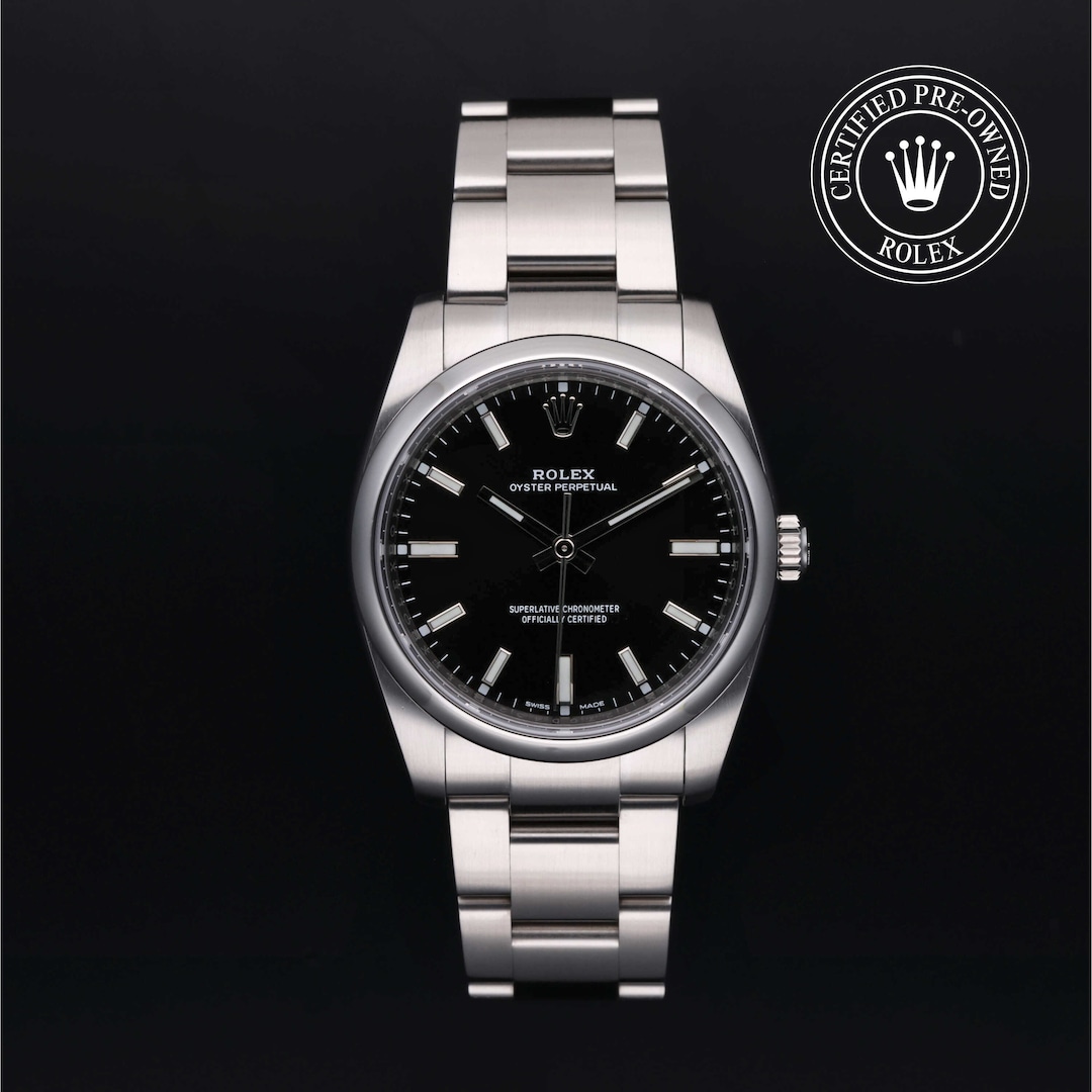 Rolex Certified Pre-Owned Oyster Perpetual 34 Rolex Certified Pre-Owned Oyster Perpetual 34