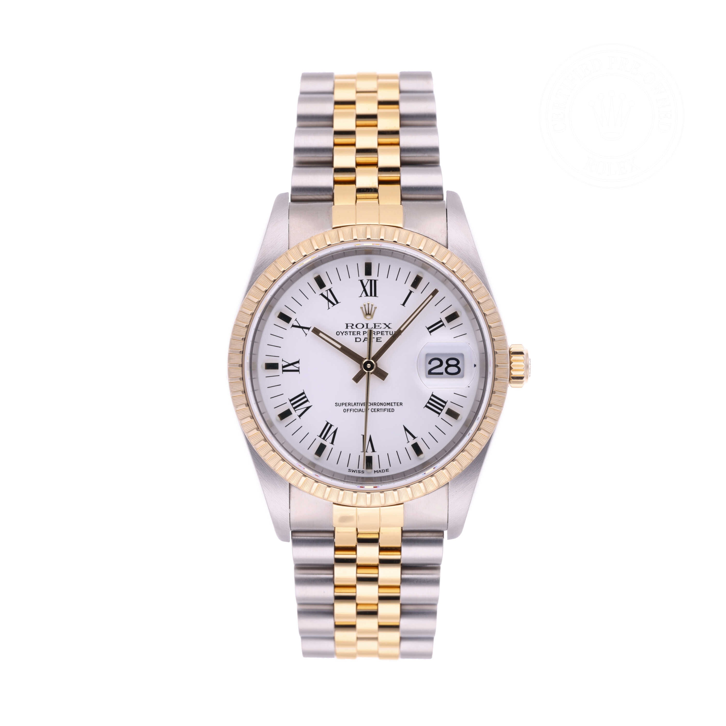 Rolex Oyster Perpetual Date 34 Official Certified Pre-Owned