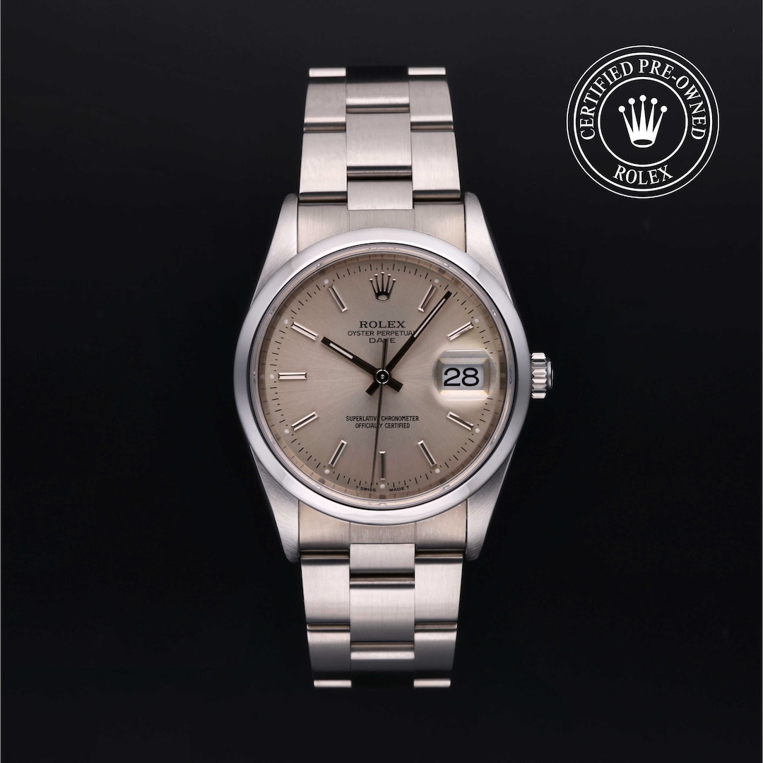 Rolex Certified Pre-Owned Oyster Perpetual Date 34 Rolex Certified Pre-Owned Oyster Perpetual Date 34
