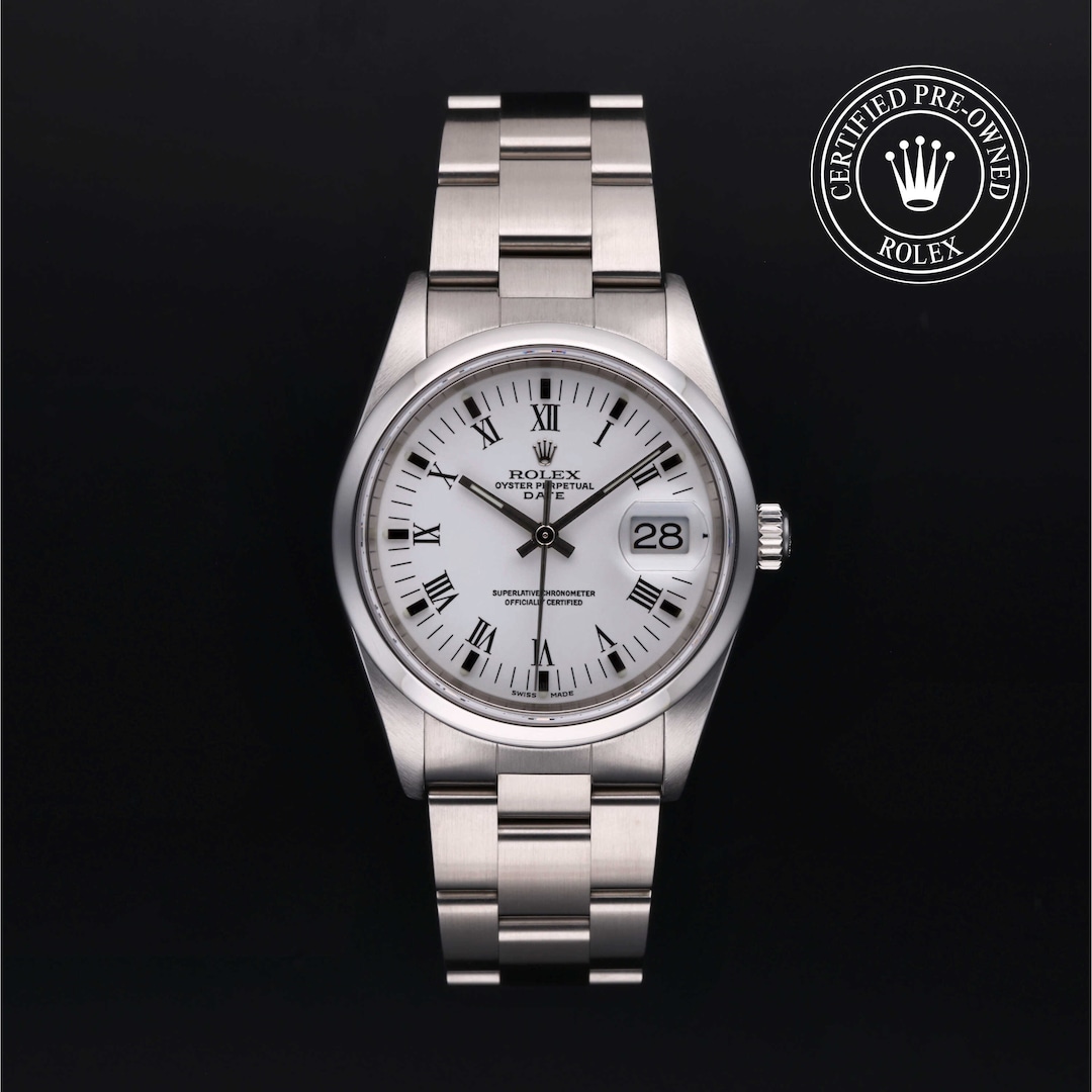 Rolex Rolex Certified Pre-Owned Oyster Perpetual Date 34 Rolex Rolex Certified Pre-Owned Oyster Perpetual Date 34