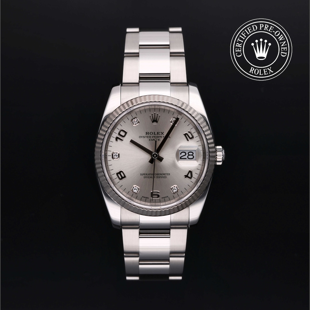 Rolex Certified Pre-Owned Oyster Perpetual Date 34 Rolex Certified Pre-Owned Oyster Perpetual Date 34